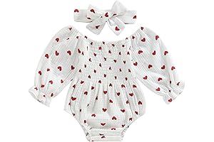 Adorable Floral Romper for Baby Girls