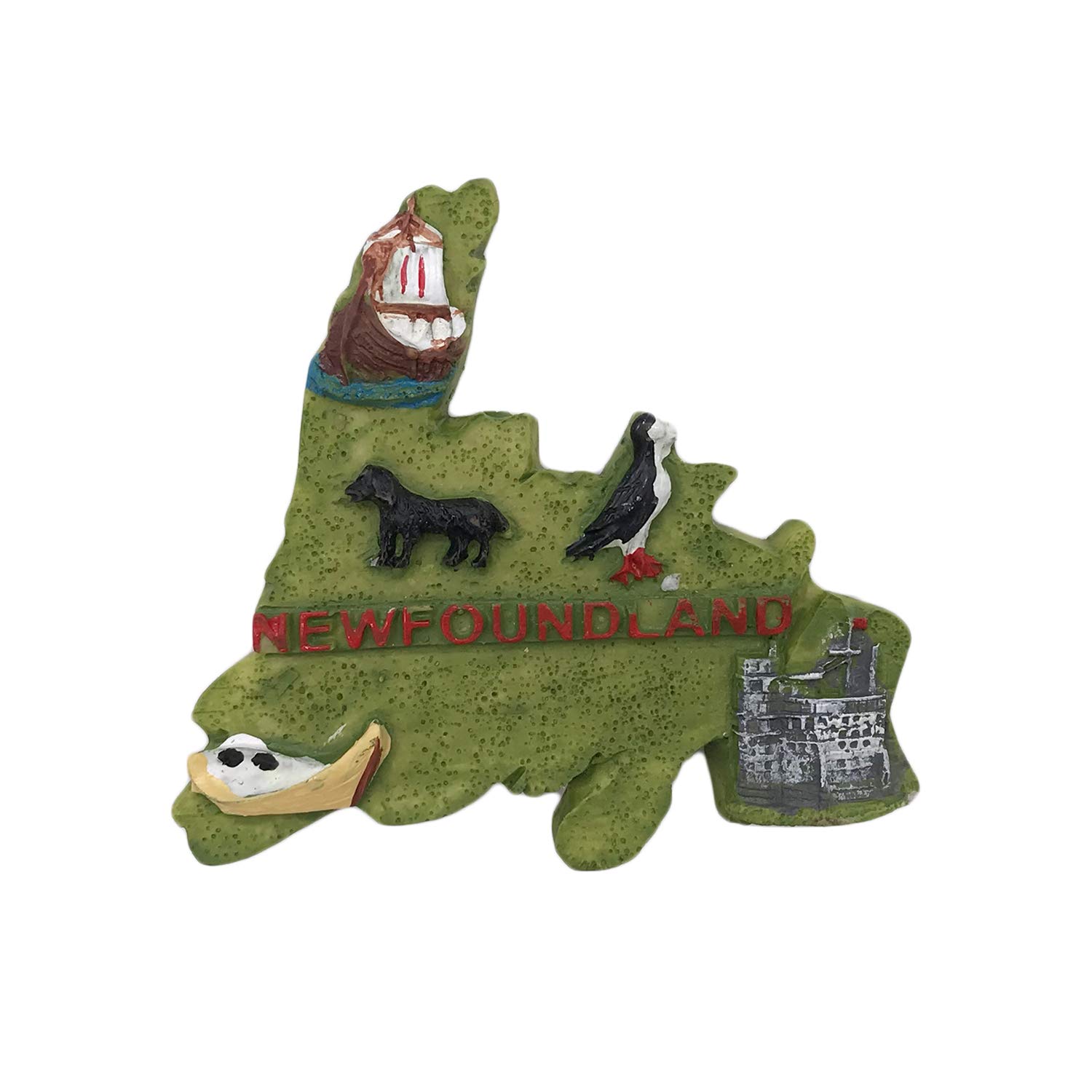 Wedarego Newfoundland 3D Refrigerator Magnet Tourist Souvenirs Stickers,Home & Kitchen Decoration Fridge Magnet From China