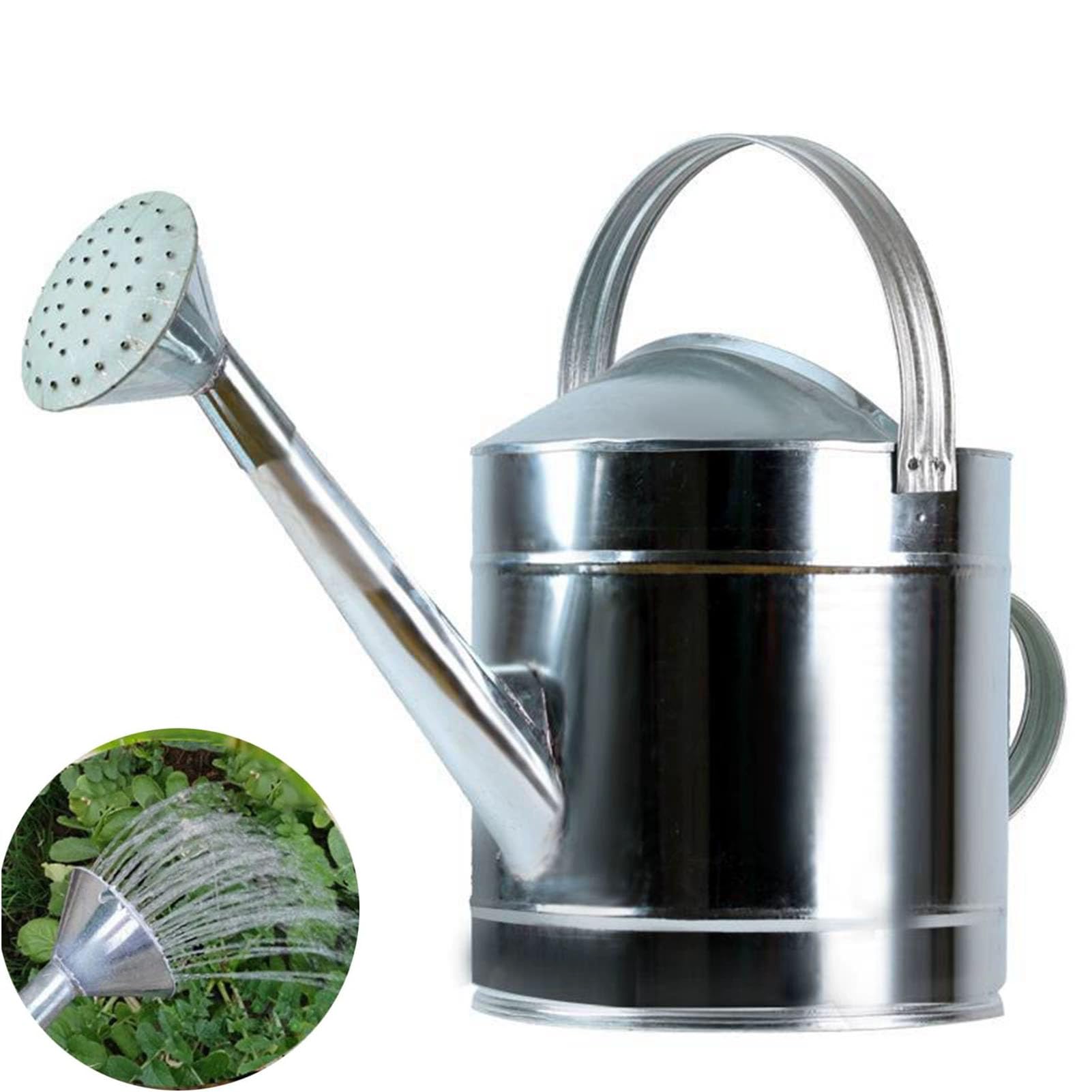 Planta De Jardín Regadera De Acero De Metal Flor De La Planta del Hogar Acero Inoxidable Regadera Hervidor Jardín Largo De La Boca De Riego De Jardín Aspersión Pot,10L