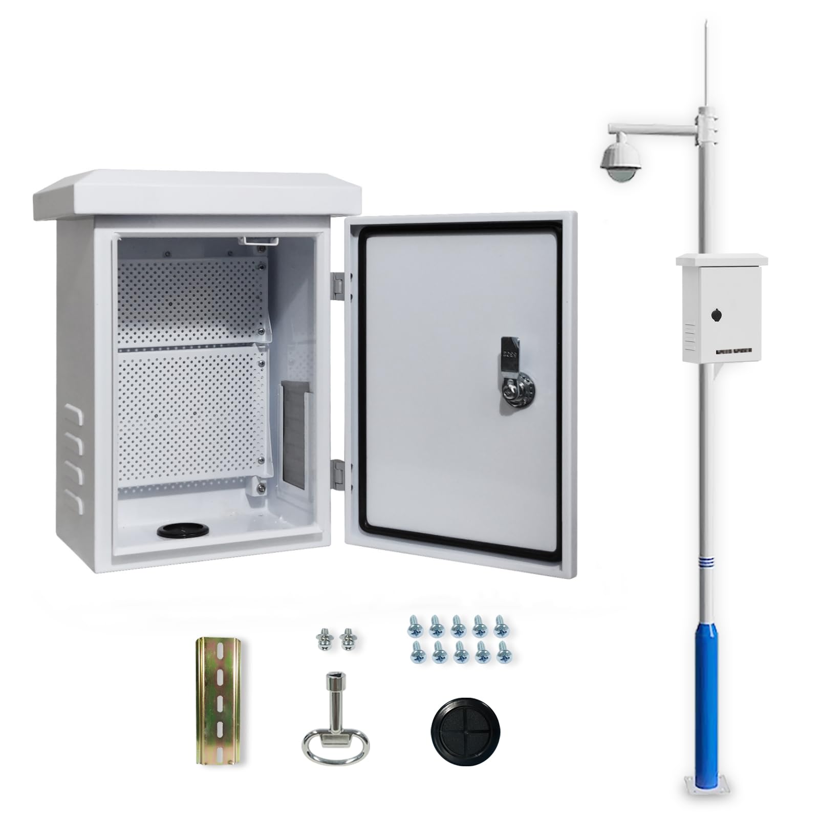 Caja De Conexiones IP65 Transparente - Impermeable Y Resistente Para Instalaciones Eléctricas (15.8x9x6.4cm)