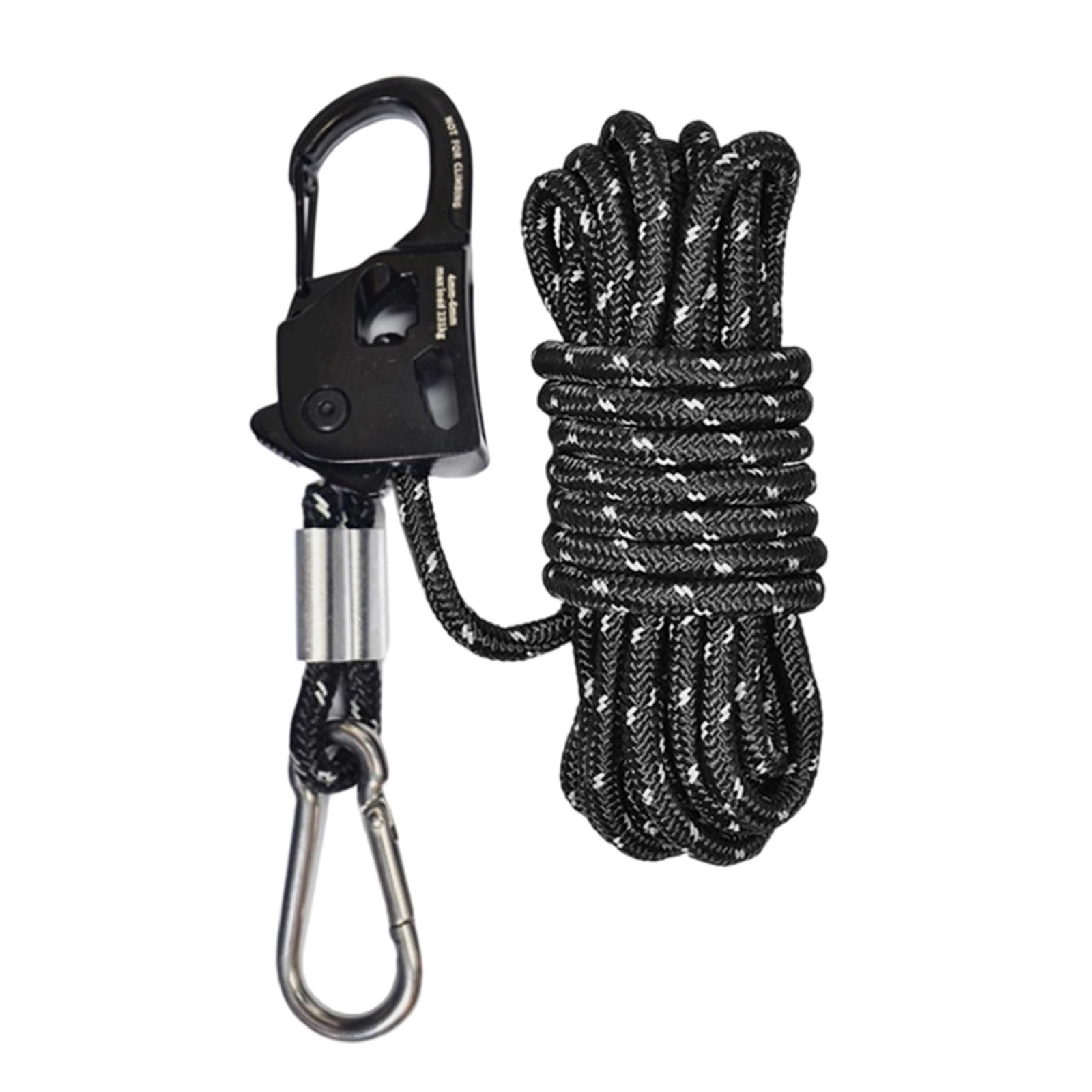 Compacts and Light Weight Aluminum Alloy Rope Tensioner Adjuster for Safe Tent Setups Fit 4-6mm Guylines and Wind Rope Tent Guyline Tensioner