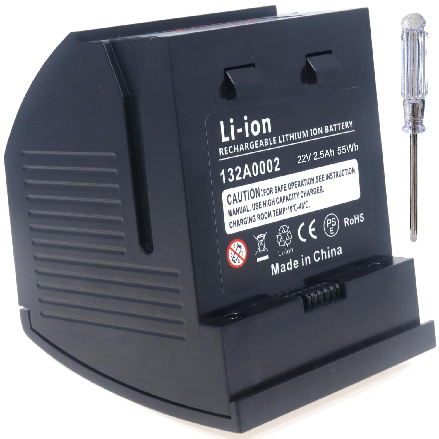 XITAIAN 22V 55Wh 2500mAh 132A0002 103A105 Bateria zapasowa do odkurzacza Gtech AirRam MK2, Kompatibel mit Gtech AirRam Modele AR29 AR30 AR27 AR31 1984
