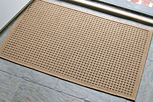 M+A Matting - 280500023 WaterHog Fashion Commercial-Grade Entrance Mat, Indoor/Outdoor Charcoal Floor Mat 3' Length x 2' Width, Camel by
