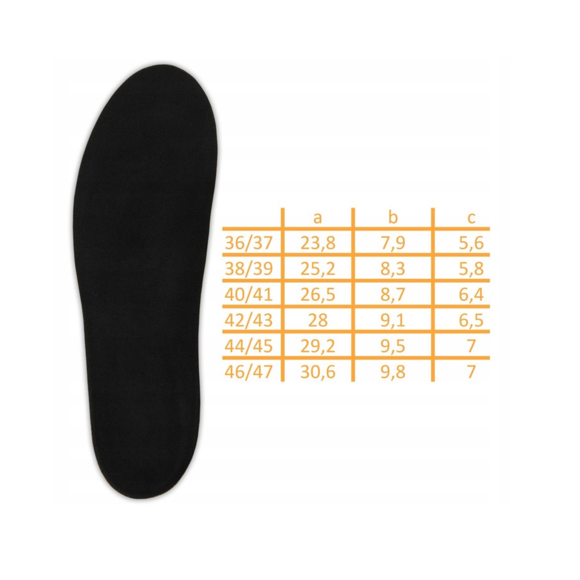 Wkładki Żelowe do Butów Bama Sneaker Gel Footbed - Wkładki do Butów Zapewniające Wygodę i Wsparcie dla Dorosłych do Butów Sportowych i Trampek 1 Para - 42/43 EUR