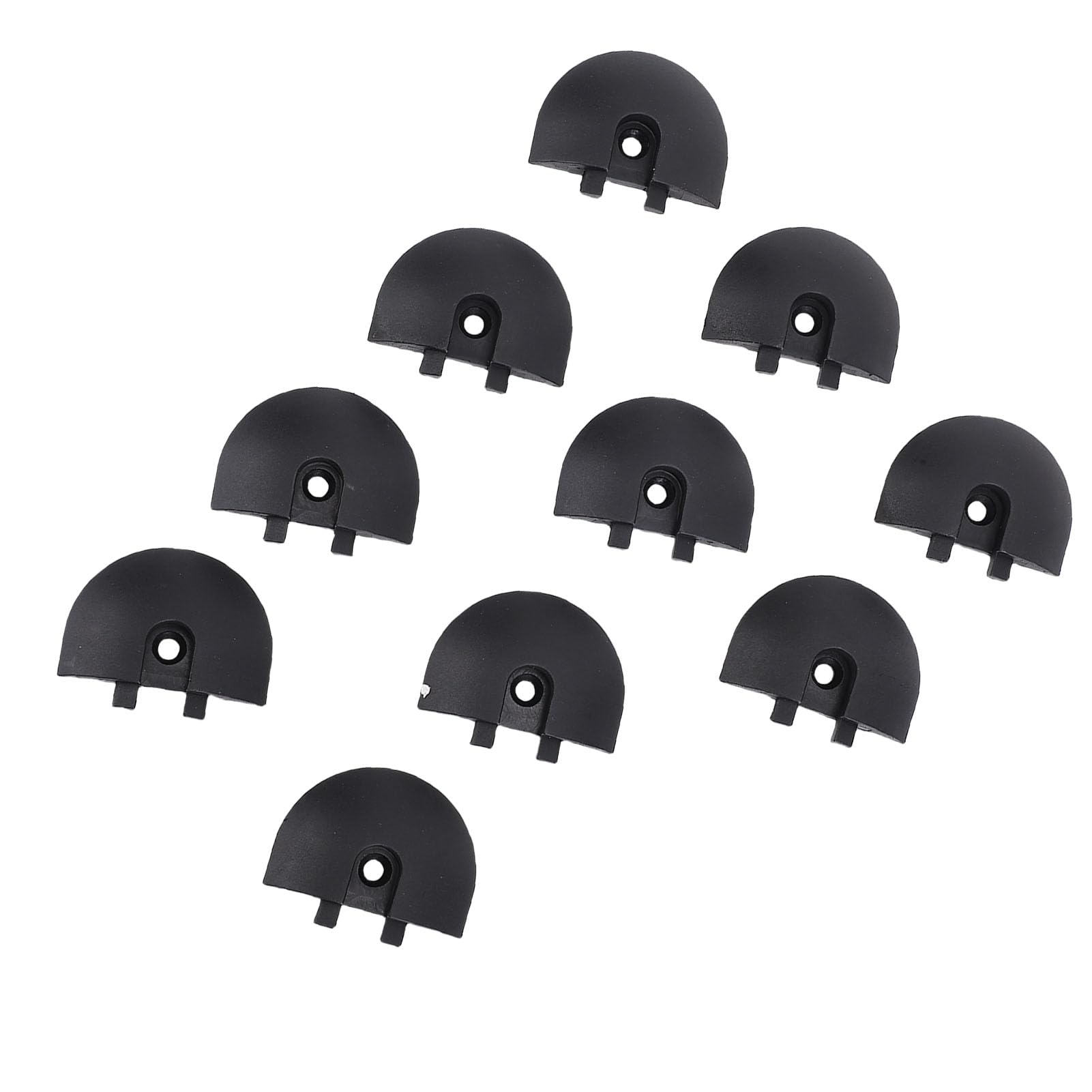 Cocoarm 10 Embouts Coudés en L pour Prévention des Débris, Matériau Durable, Installation Facile, Transition en Douceur. Embouts d'extrémité Coudés pour Rail en L, de Rail en, Arrimage de en