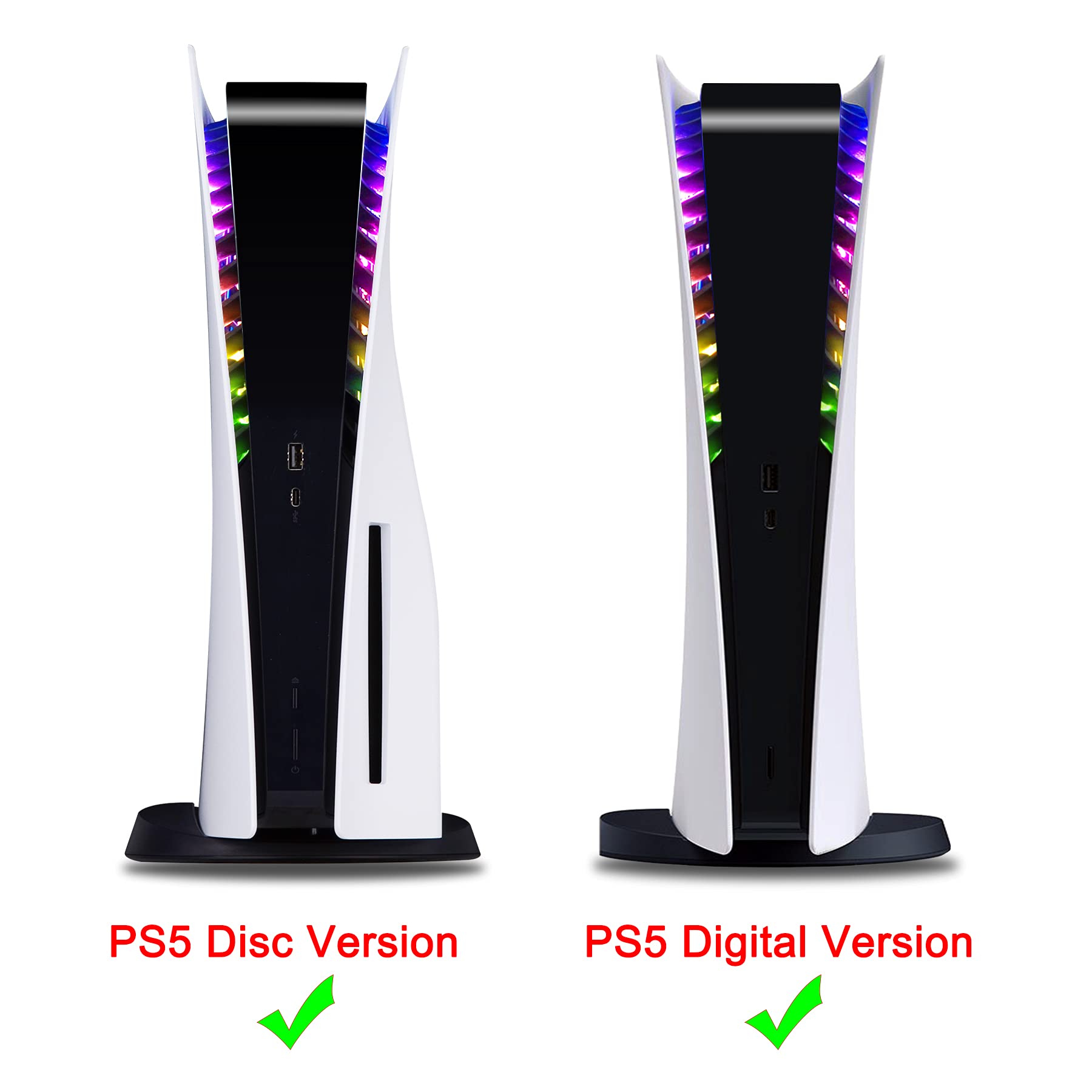 eXtremeRate RGB LED Light Strip for PlayStation 5 Console, 7 Colors 29