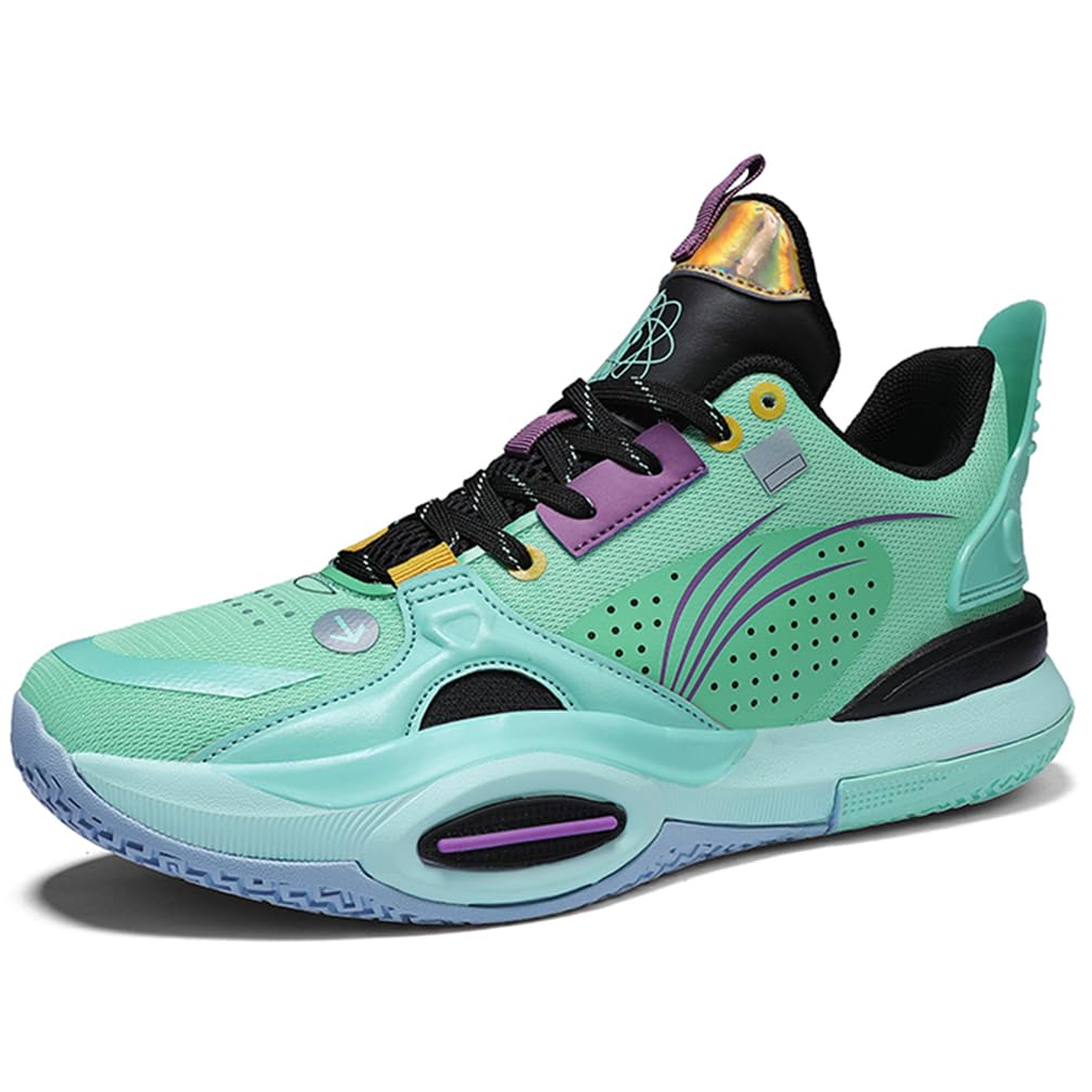 WOWEI Zapatillas de Baloncesto para Hombre Zapatillas de Deporte Aire Antideslizantes Moda Zapatos de Baloncesto Masculino Calzado de Baloncesto Gimnasio Hombre