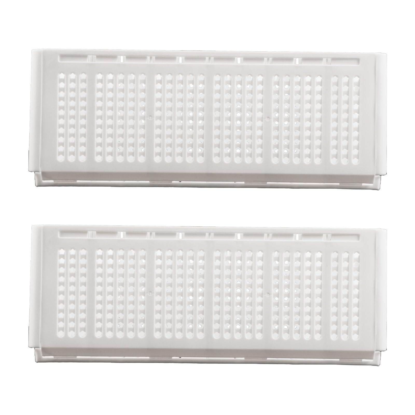 UKCOCO Lot de 2 cubes de rangement empilables pour tiroirs, pliables et en