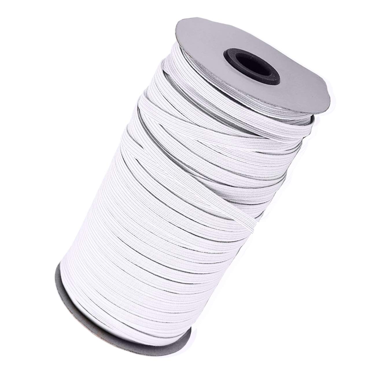 Event Decor Shop 5mm (1/5 Inch) White Flat Elastic Band – 170 Metres