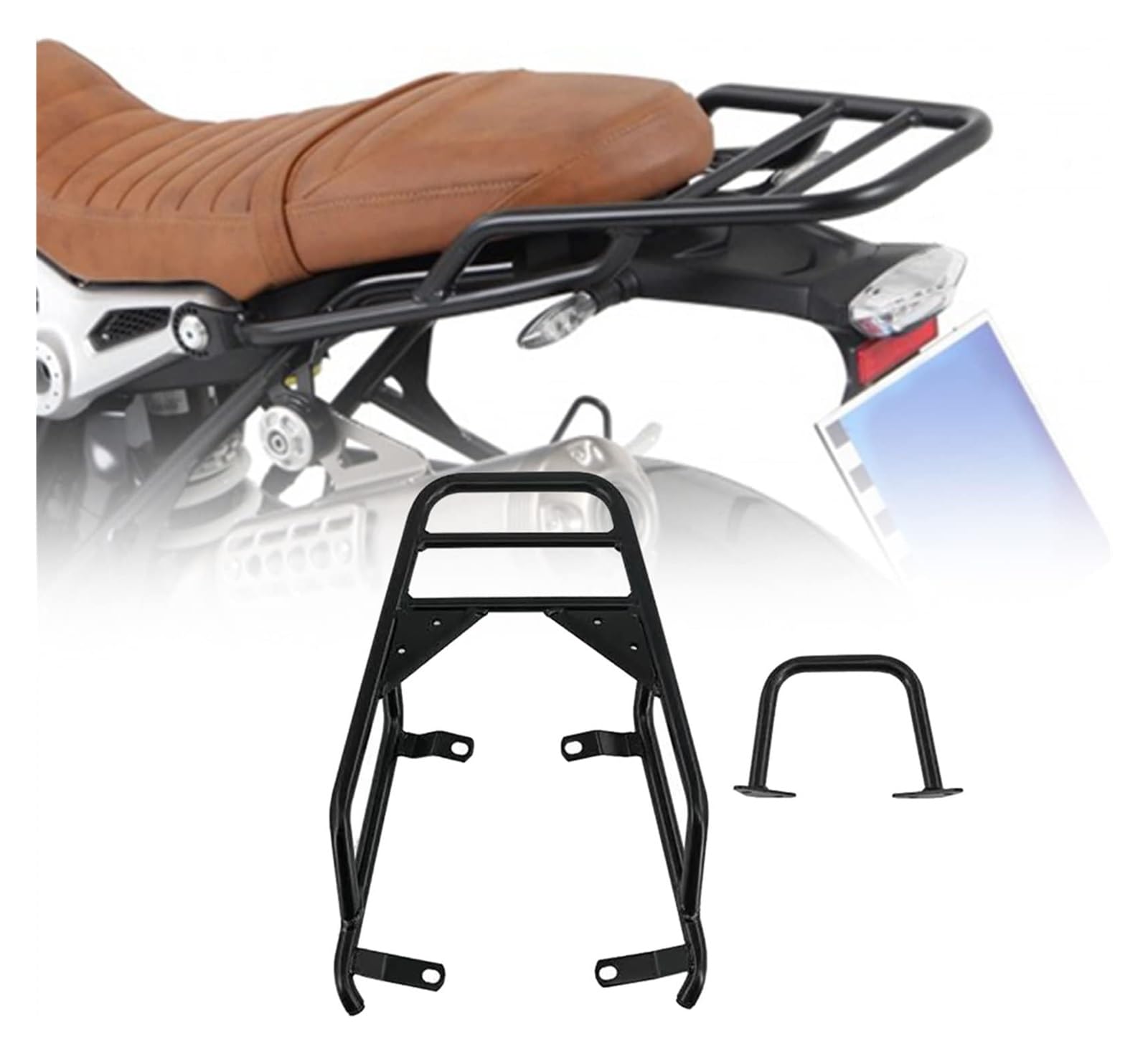 para BMW R Nine T NineT 2014 2015 2016 2017 2018 2019 2020 Portaequipajes Trasero para Asiento De Motocicleta con Empuñadura Portapacchi Moto