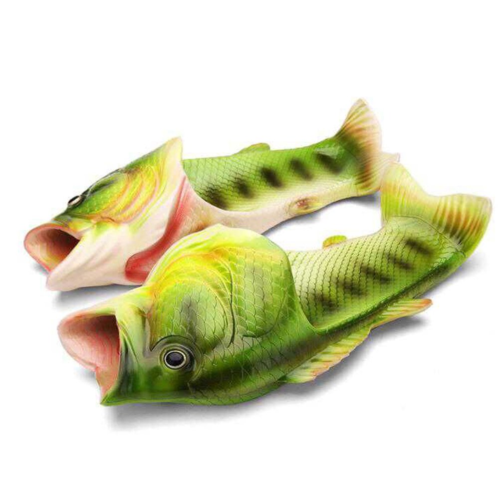 Summer Flip Flop Beach Shoes Pool Sandals Shoes Fish Slippers Unisex Adult Casual Shoe