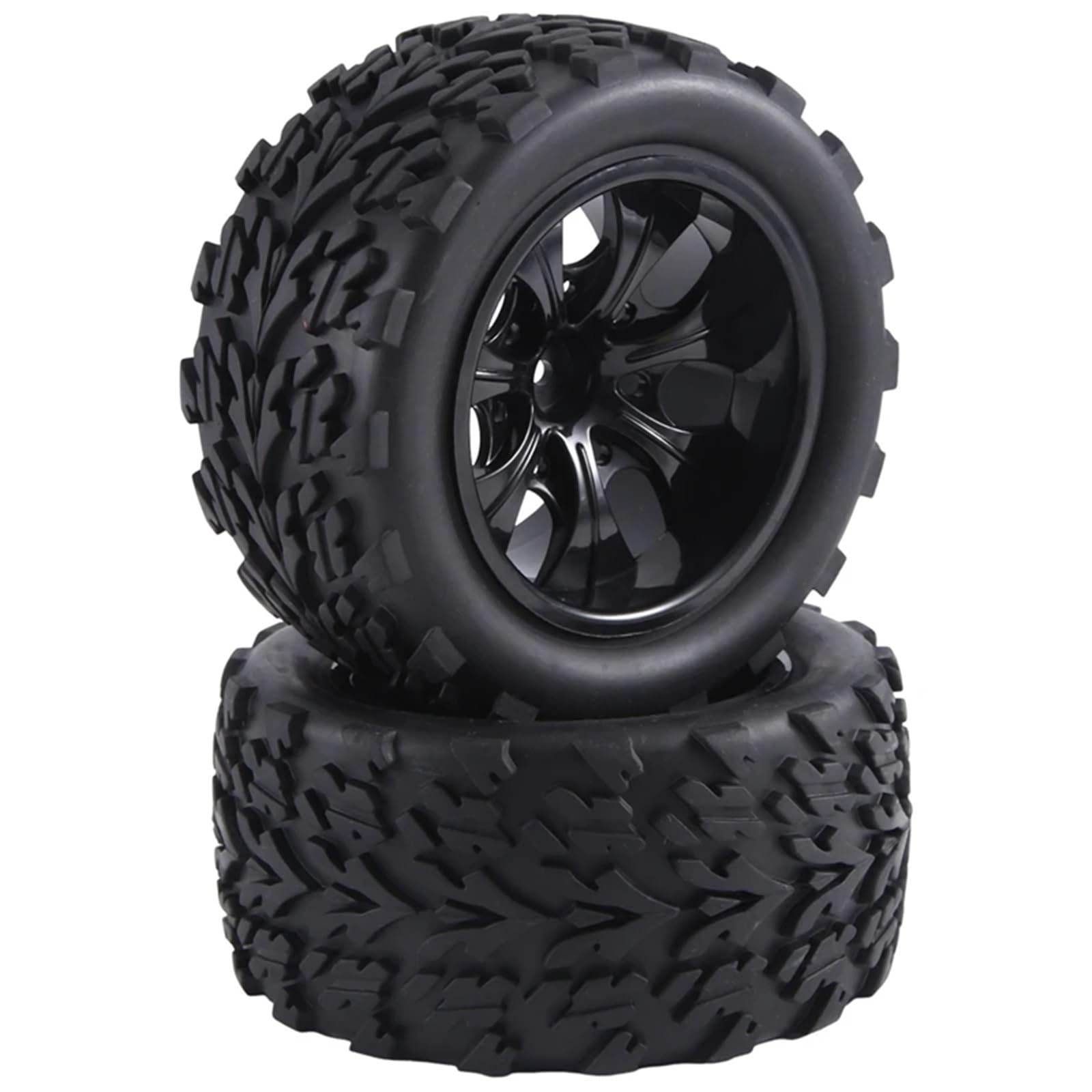 para Traxxas para Rustler para VXL para Redcat 1/10 Ruedas Neumáticos Hexagonales 12Mm 2Wd 4X4 RC Modelo Camión Accesorio Reemplazo Modificado