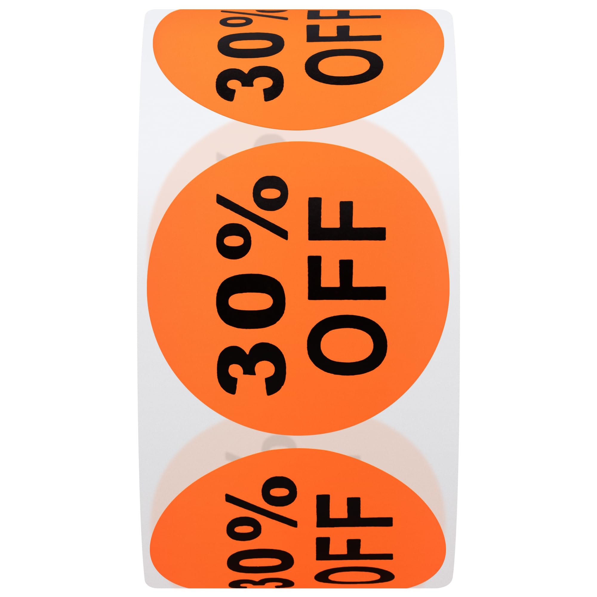 Hycodest 500 pcs Pruduct Stickers Round Promotion Labels for Retail Stores Supermarkets (30%, 1.5 inch) - Image 4