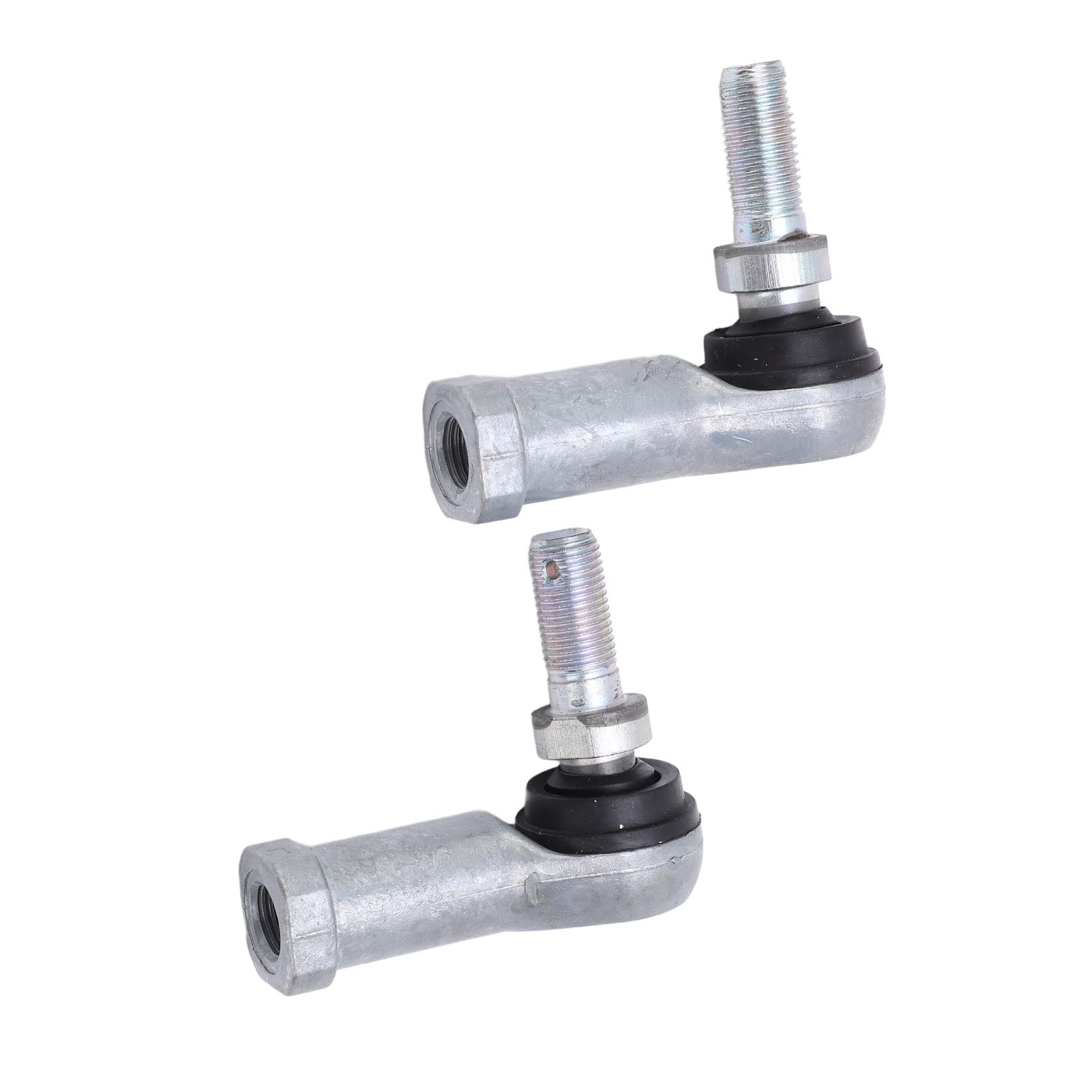 2 Pezzi Set di Estremità del Tirante Sinistro e Destro, 102022601ABS + Kit di Giunto Sferico per Estremità del Tirante in Metallo Ad Alta Resistenza di Ricambio per Modelli Elettrici a Gas DS Club Car