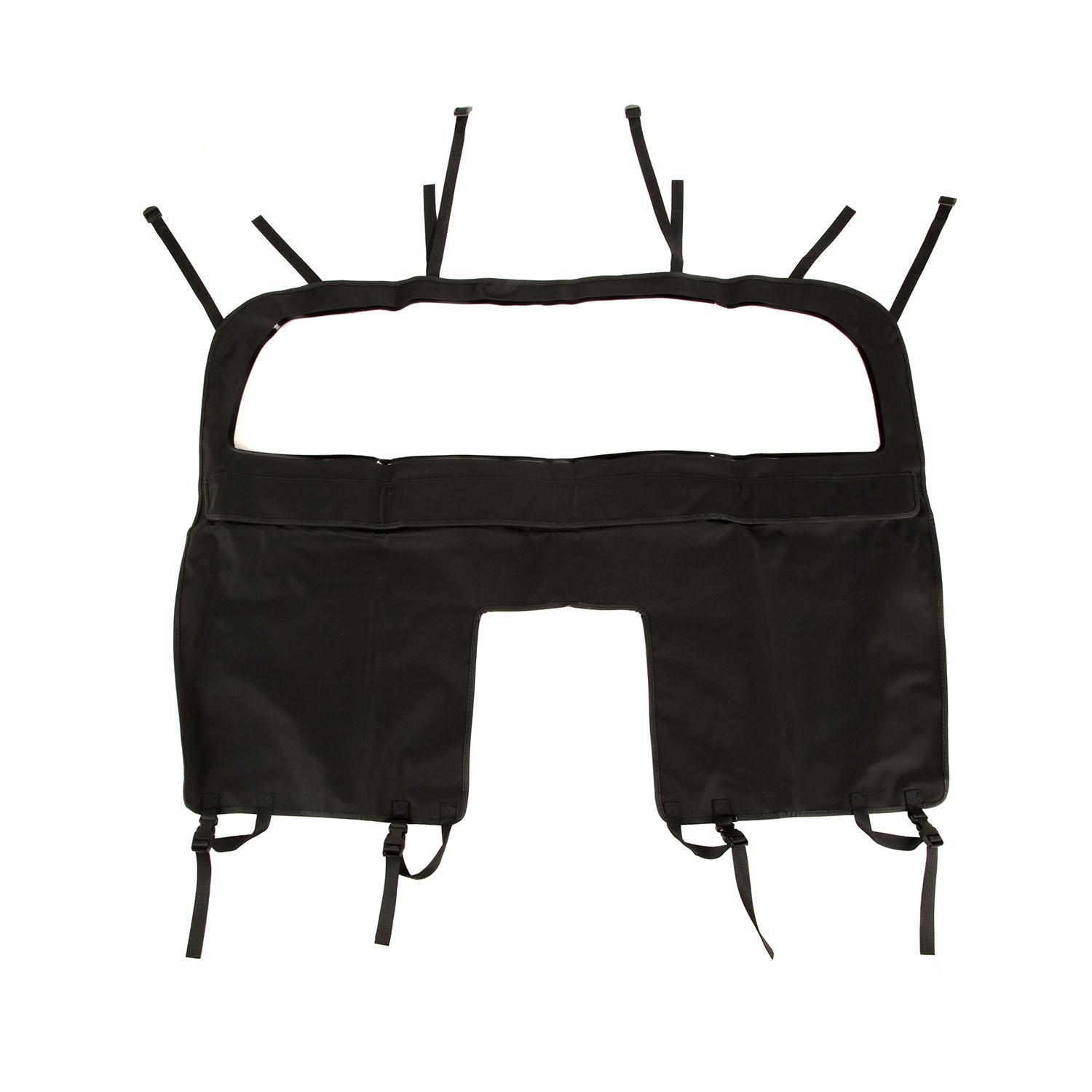 Photo 1 of Rugged Ridge | Windbreaker | 13552.51 | Fits 2007-2018 Jeep Wrangler JK 4-Door