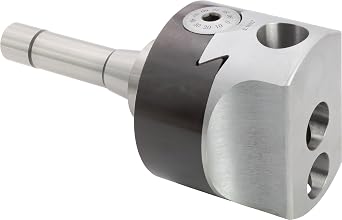 CME 4" Adjustable Boring Head with R8 Taper Shank Arbor, for 1" Shank Diameter, 1 1/2"-18 Mounting Thread