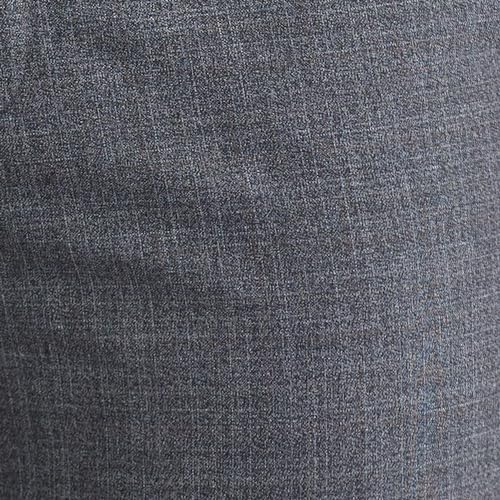 Image of Raymond Men's Slim Fit Mid Rise Solid Pattern Poly Viscose Blend Flat Front Formal Trouser