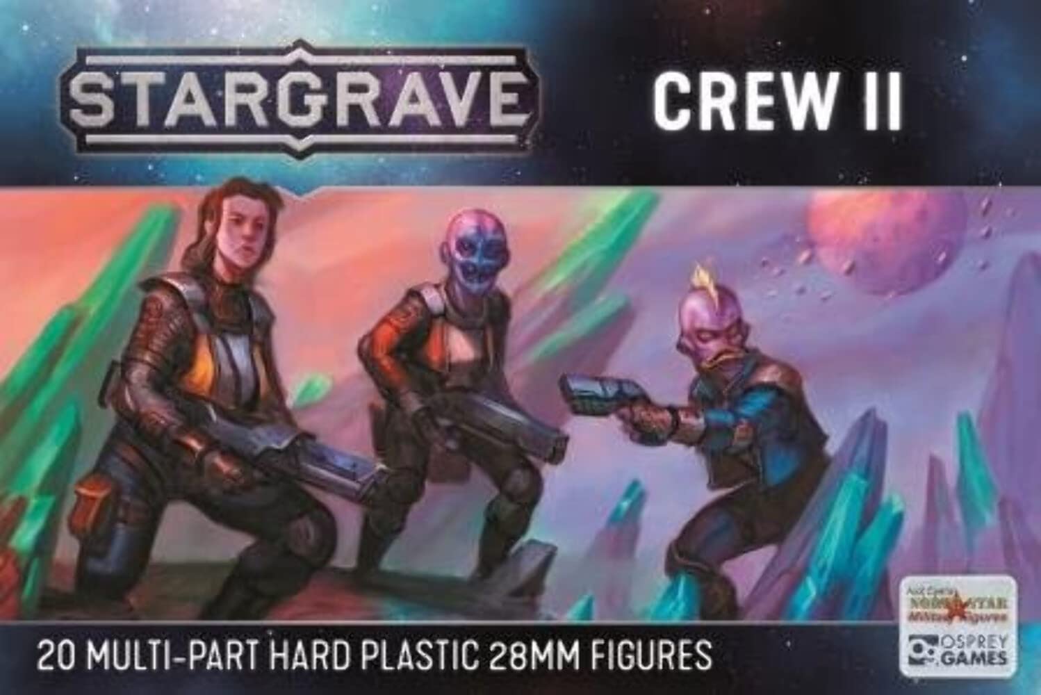 Northstar Military Figures - Stargrave - Crew II (Women) - Multipart Plastic kit