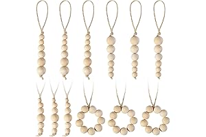 Warmly Lit Boho Christmas Tree Ornaments