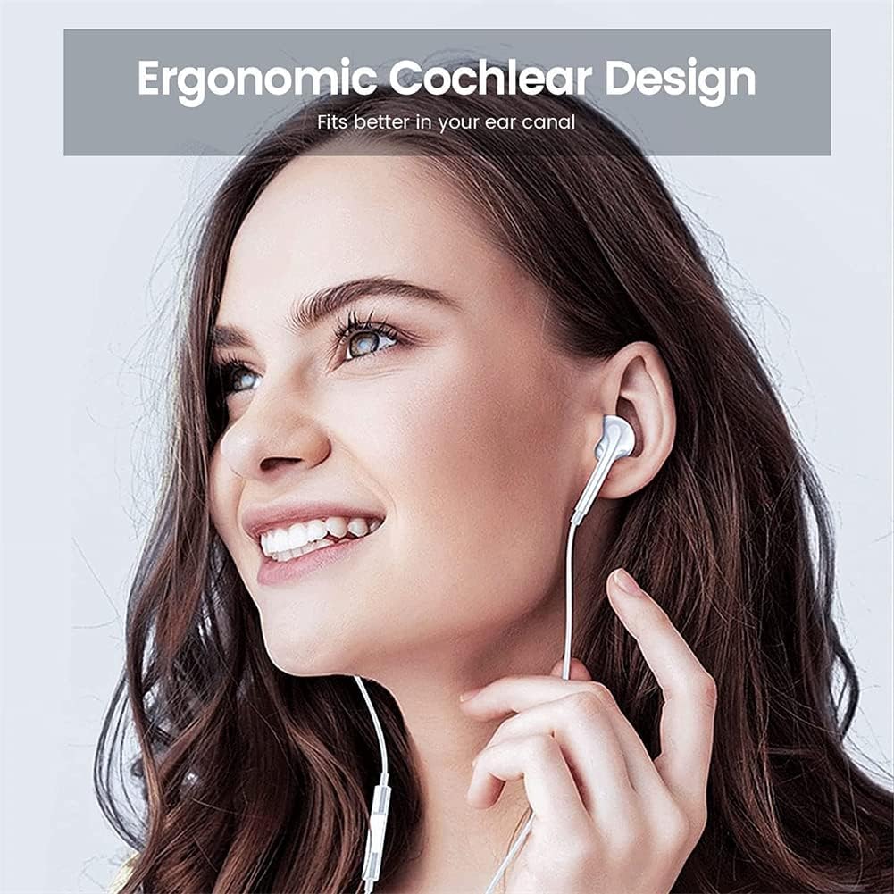 2 Pack Apple Earbuds/iPhone Headphones/Earphones with 3.5mm Plug [Apple MFi Certified] (Built-in Microphone & Volume Control) Compatible with iPhone/Pad/Android/Computer/MP3/4/Other 3.5mm Jack Devices — view 5