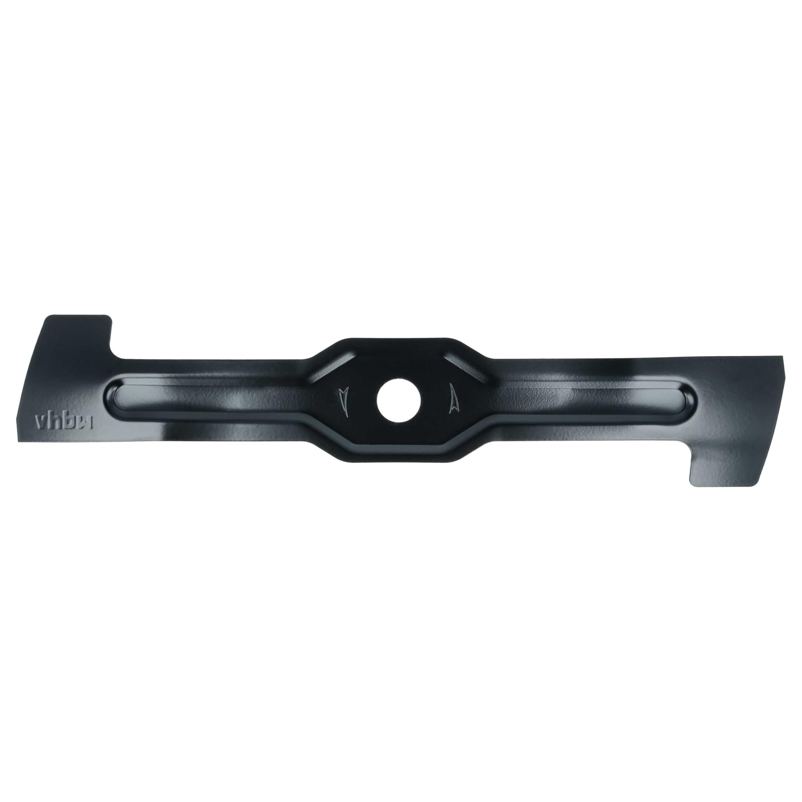 vhbw Ersatz-Messer kompatibel mit Makita DLM431, DLM431PT2, DLM431Z, DLM432 Rasenmäher - Ersatzklinge Schwarz