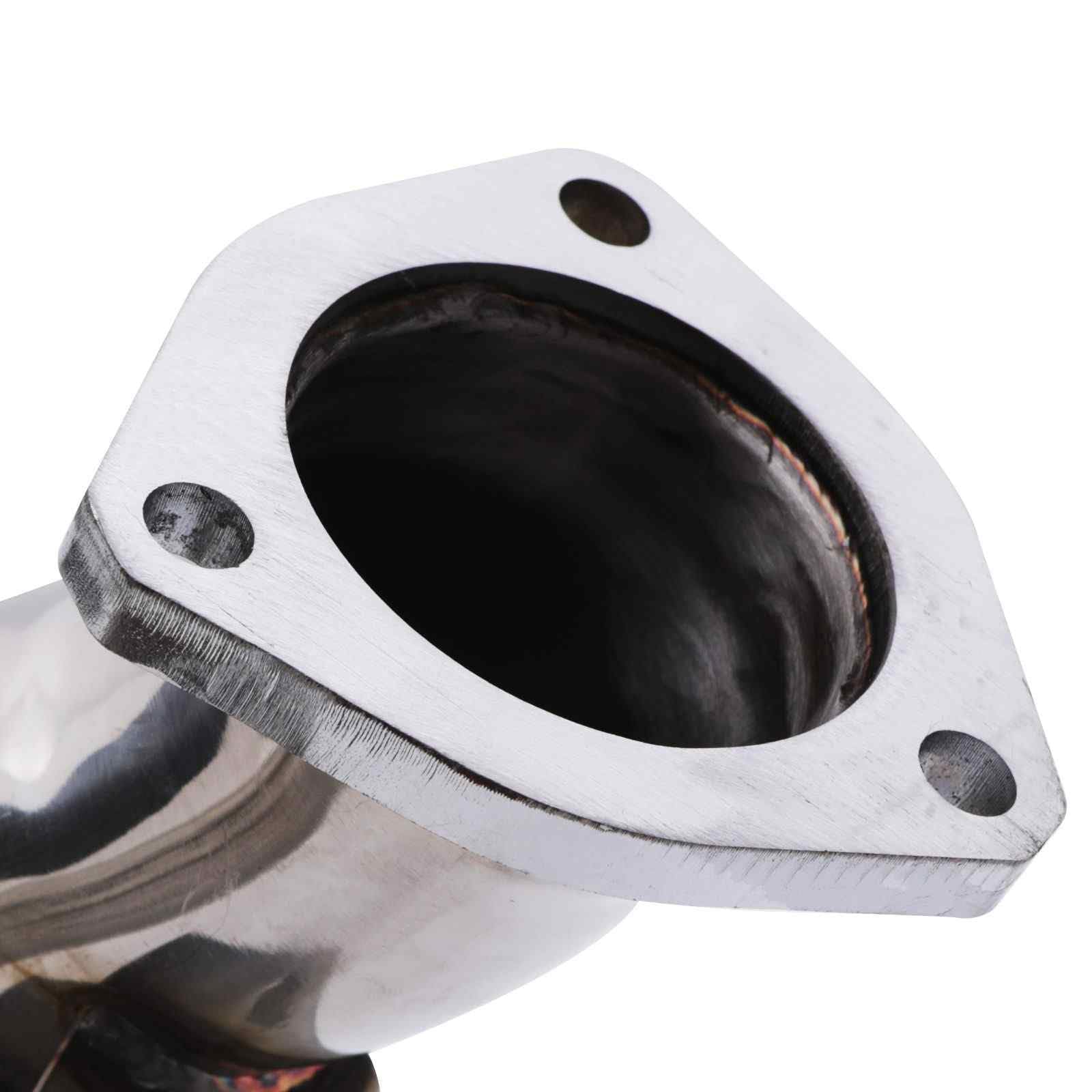 Tubo de escape de 7.6 cm compatible con Audi RS3 8P 2.5 TFSi modelos 2011-2013, tubo de acero inoxidable sin gato