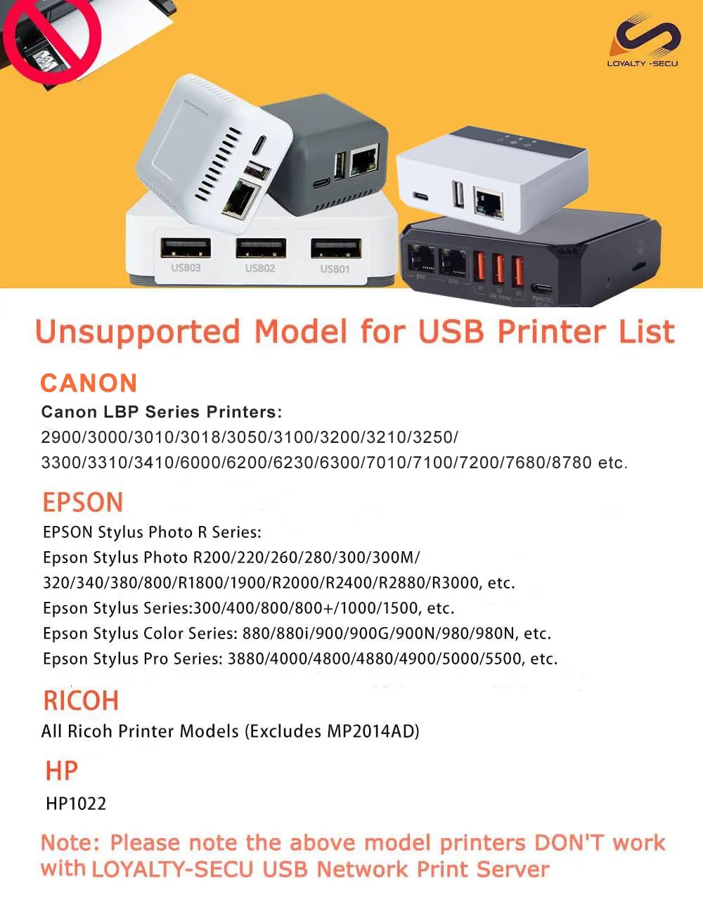 Actualiza sin esfuerzo tu impresora USB LOYALTY-SECU inalámbrica con un WiFi y un servidor de impresión Blue~Tooth