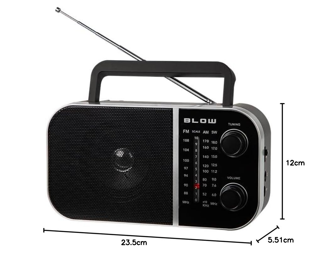 Blow Radio Cocina 230V PORTÁTIL DE BATERÍA