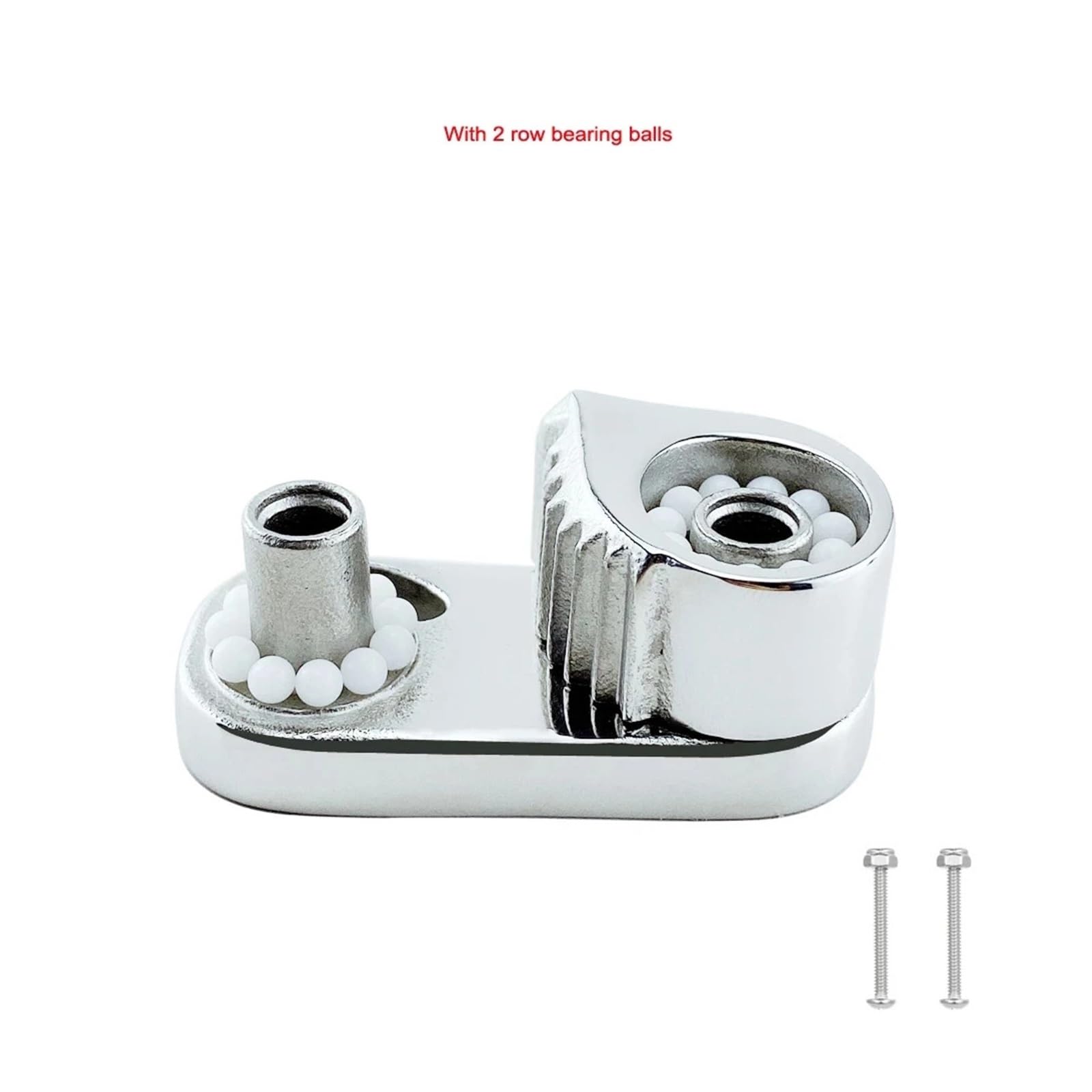 Attrezzatura for imbarcazioni marine in acciaio inossidabile, strozzascotte con cuscinetti a sfera a 2 file, passacavo for cavi metallici ad ingresso rapido for barche a vela per Marina, Nave