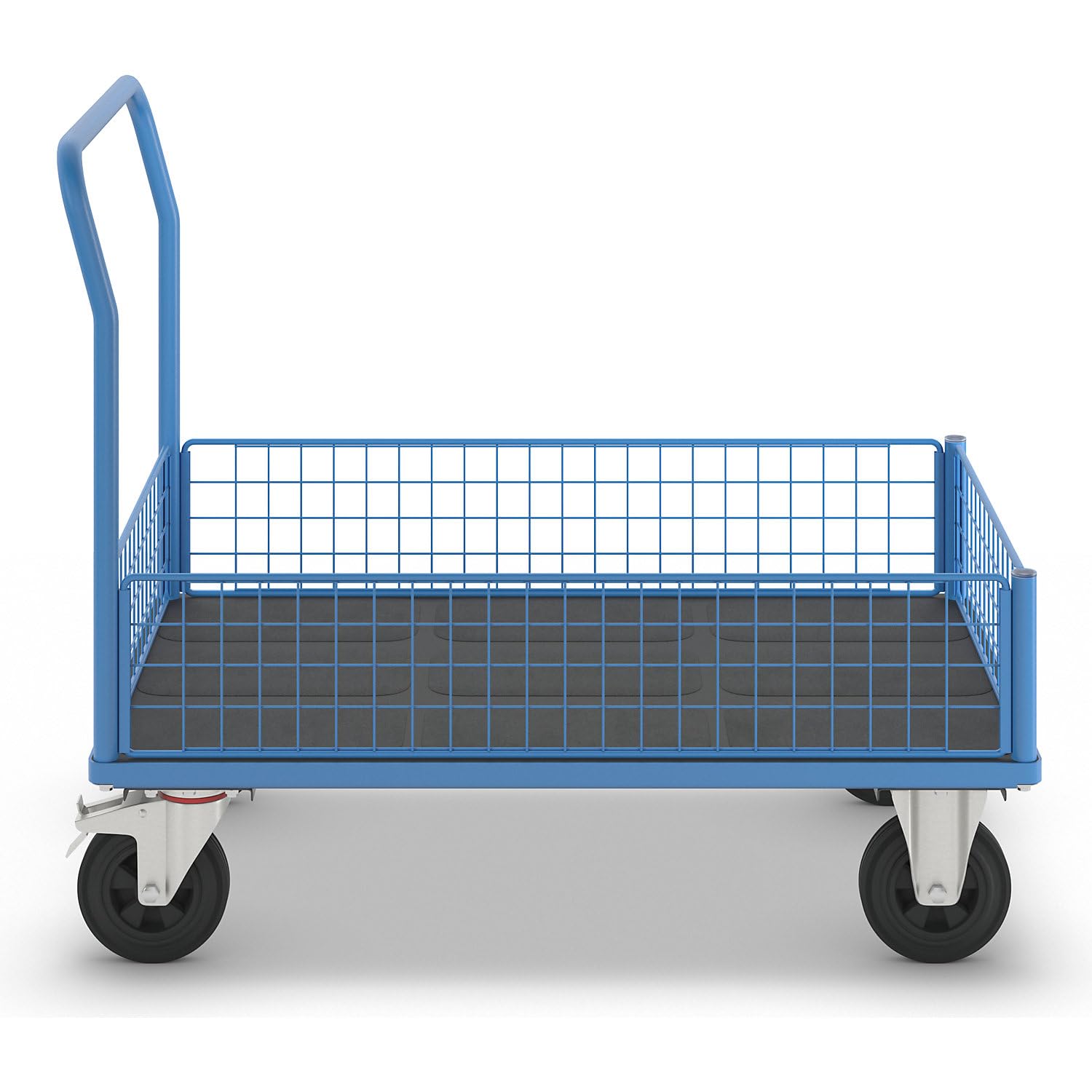 eurokraft Pro | Chariot Plate-Forme à parois grillagées