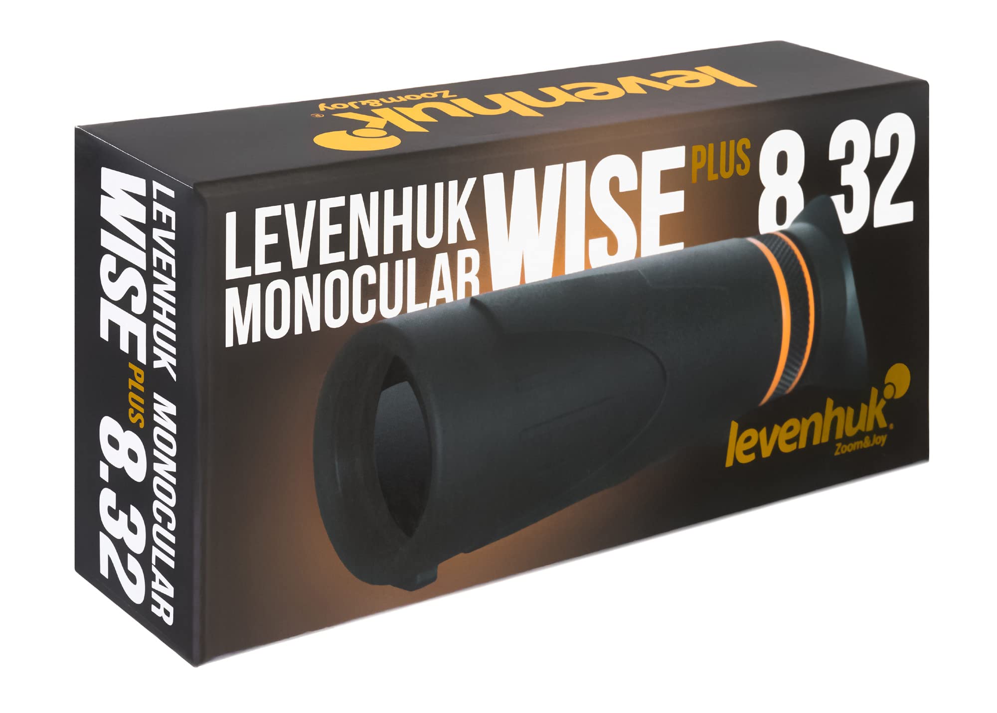 Levenhuk Wise Plus 8x32 Wasserdichtes Fernrohr für Kinder und Erwachsene mit Vollständig Mehrfach Vergüteter BaK-4-Glasoptik für Scharfe und Klare Bilder