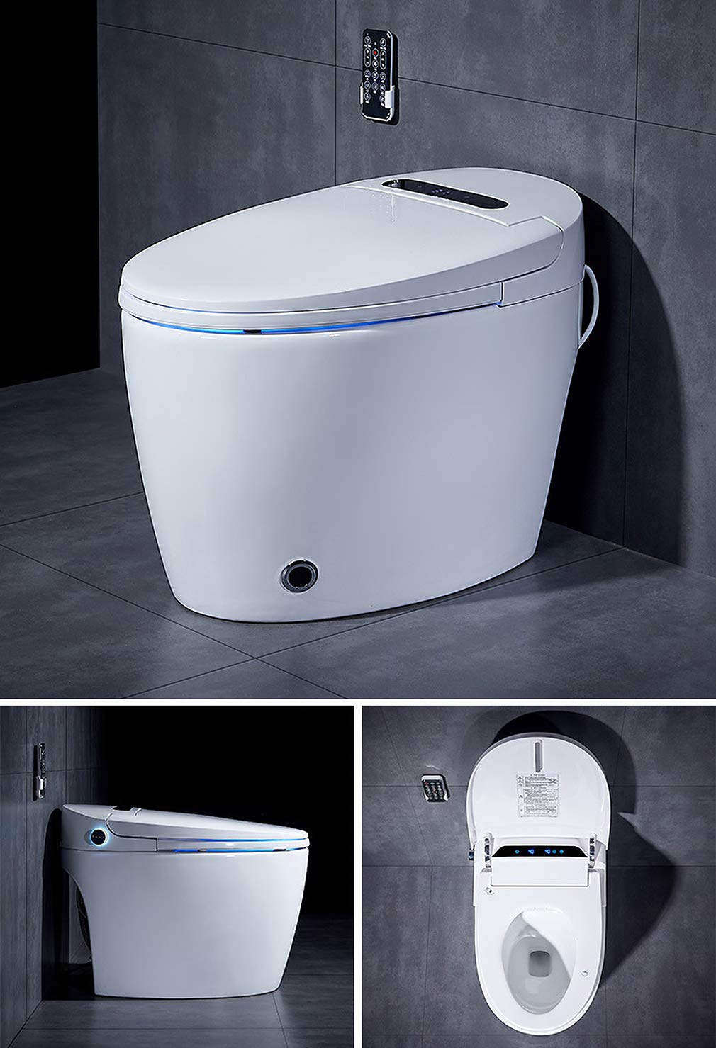 Integrated Smart Toilet and Bidet Premium Bidet and Soft Closing Seat Dry Hot Buttocks Cleaning Nozzle Cleaning 400