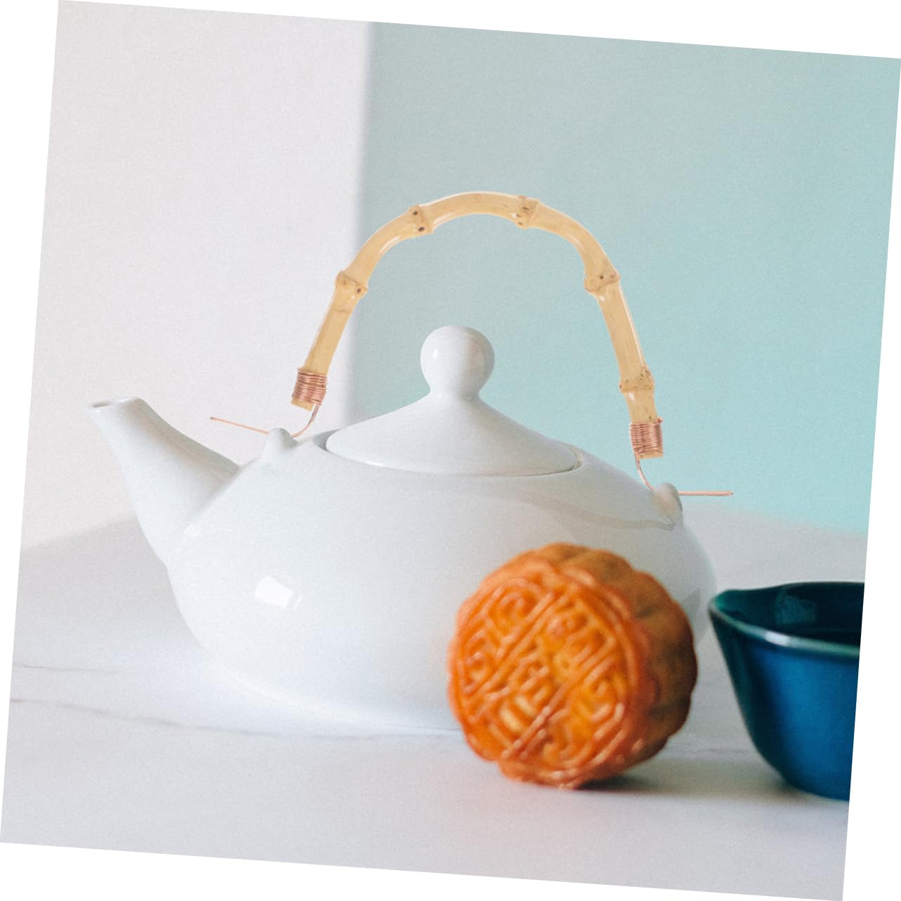 Asa Ergonómica para Tetera Doméstica 4 Piezas 20 Cm Cobre Resistente al Calor Mango Repuesto para Hervidor Uso en Cocina Hogar
