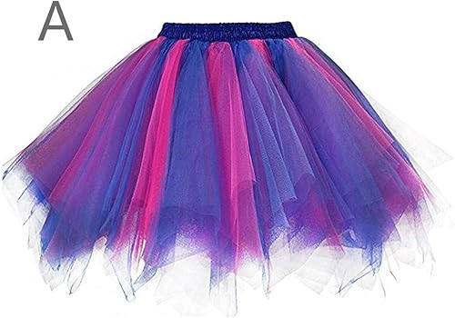 Miniatura 5 de Falda tutú para adulto falda de tutú de ballet tutú para mujer tutú de fiesta tutú para juego fiesta de cumpleaños Negro -