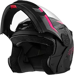 Capacete de Moto Mixs MX Gladiator Articulado Escamoteável Robocop