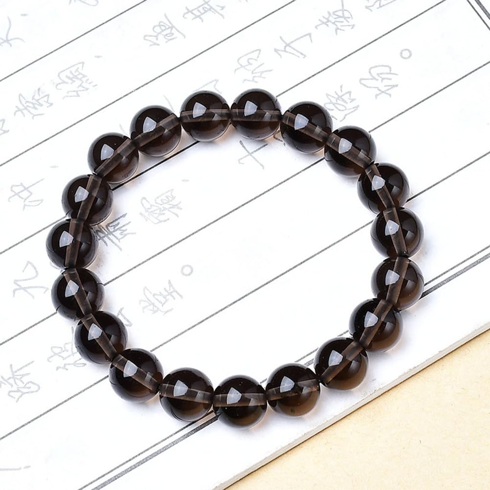 Pulsera de Piedras Preciosas de Cristal curativo Natural, Cuentas de 8/10/12/14 mm para Mujer y Hombre, joyería de Pulsera con Cuentas, San Valentín, cumpleaños para Ella y para él,10mm