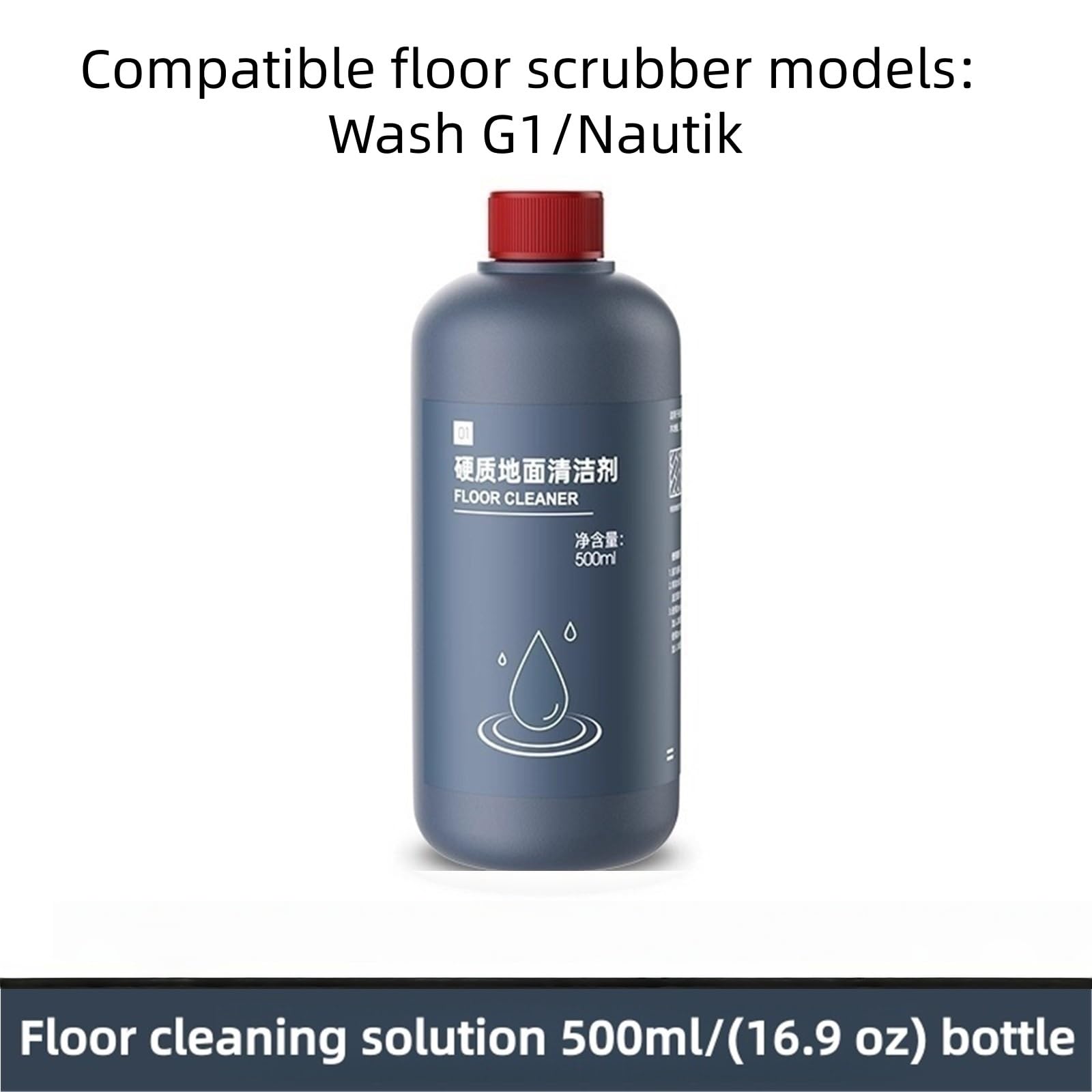 Solución de limpieza fuerte (5 botellas, 16.9 oz), compatible con Dyson Wash G1/Nautik, agente limpiador for baldosas.