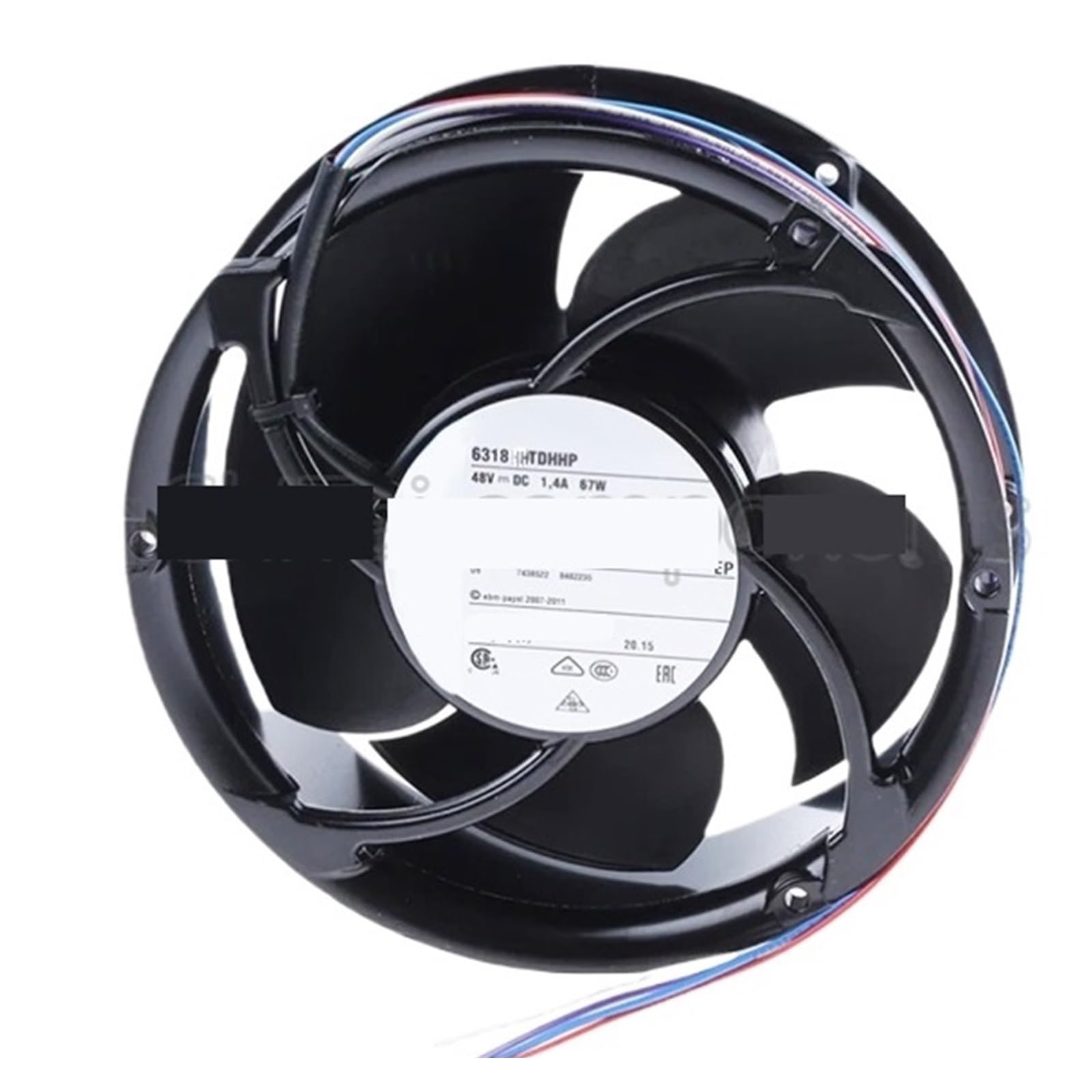Ventilateur de refroidissement 6318NTDHHU 42VDC pour armoire industrielle