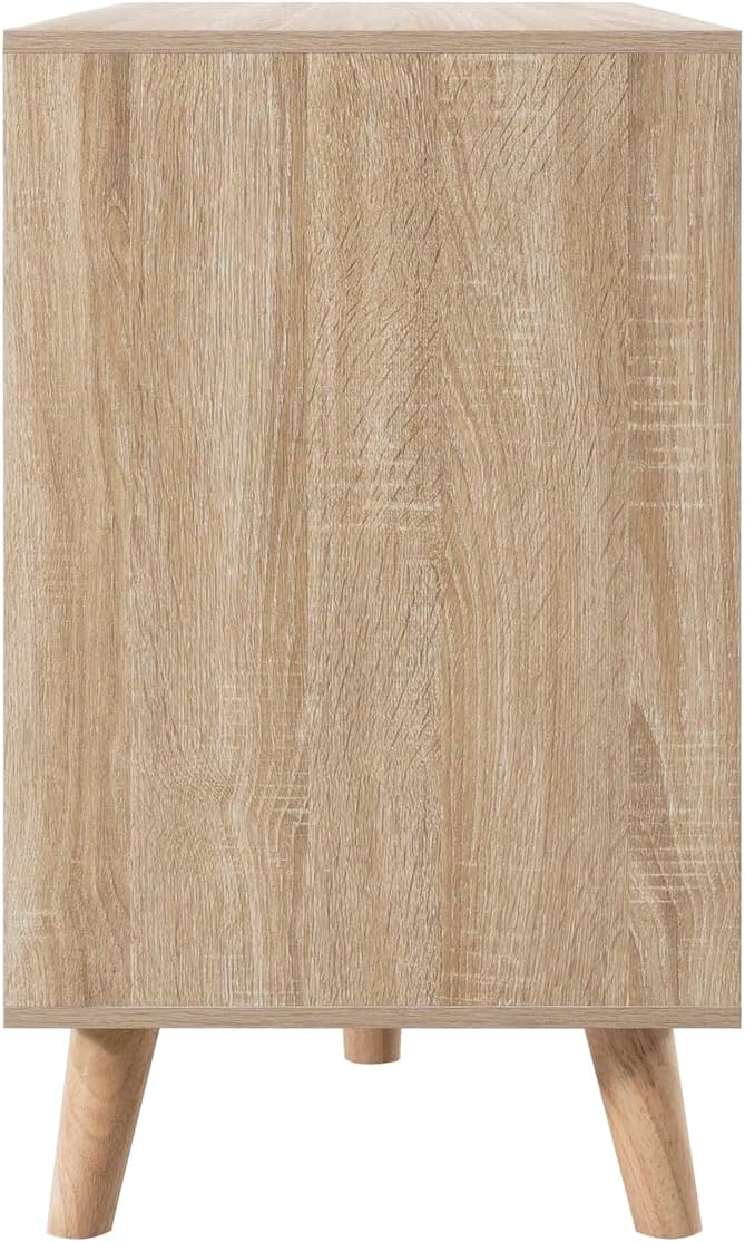 Naomi Home Darcy Natural Rattan Sideboard with Drawers Natural/Natural