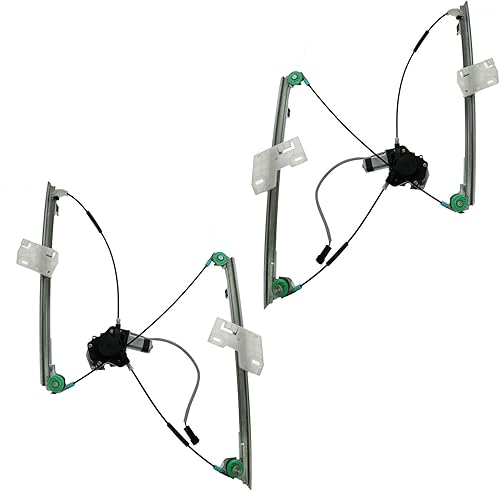 Miniatura 179 de TRQ Juego de regulador de ventana eléctrica delantera y motor compatible con Ford Ranger 1993-2011 1994-2009 Mazda B2300 1998-2001 B2500 1994-2007