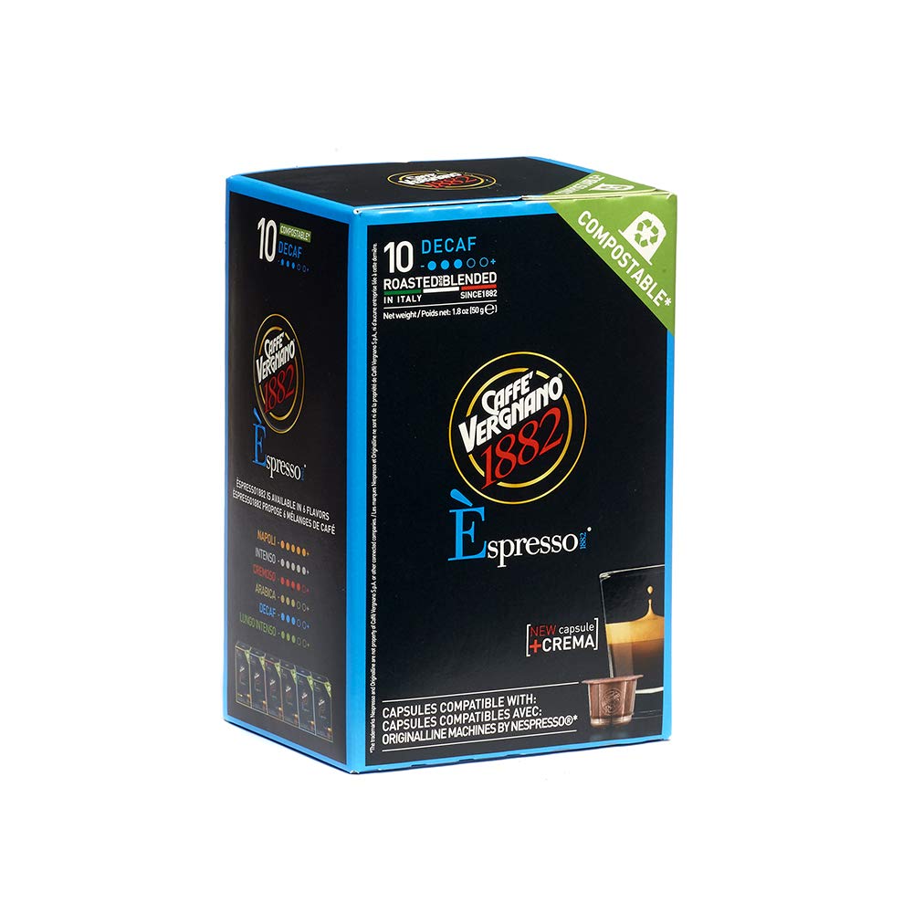 Buy Caffe Vergnano Decaf Capsules Compatible with Original Line