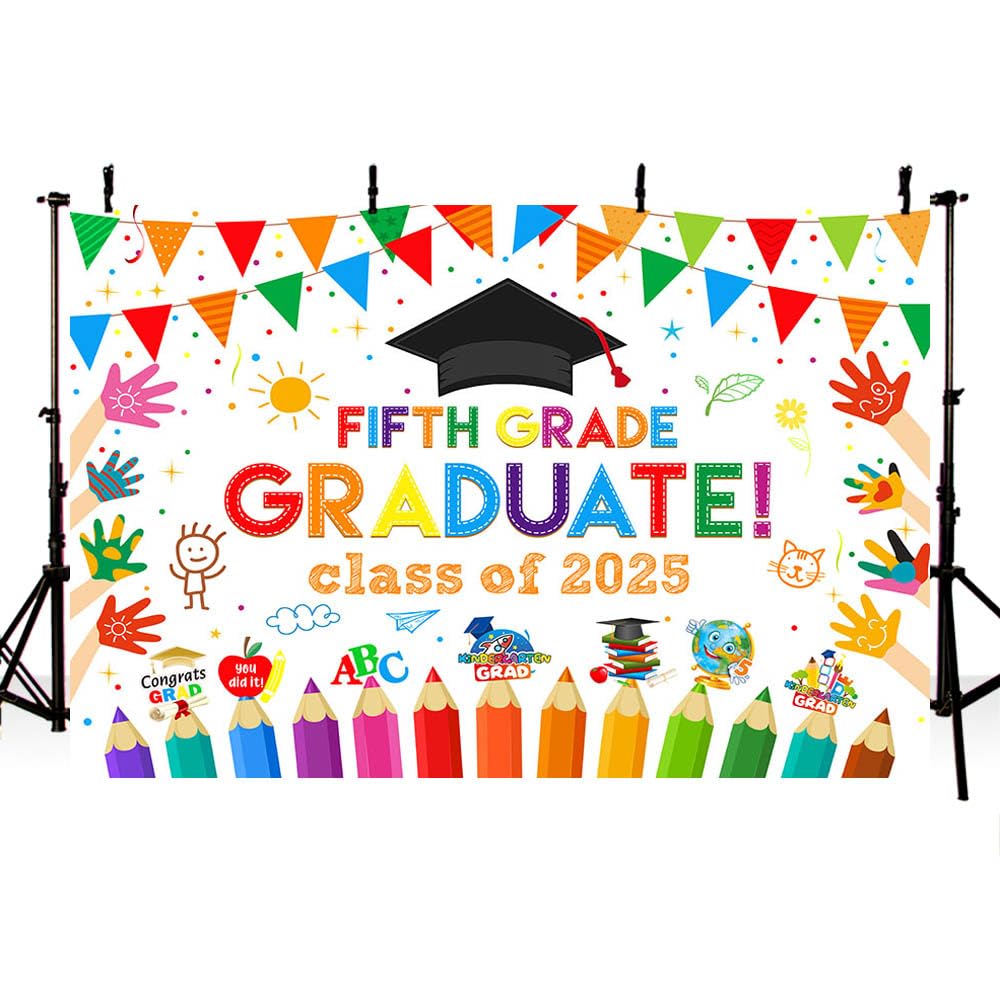 DASHAN Runder Fotohintergrund 2x2 M – Polyester, Motiv „Class Of 2022“, Für Abschlussfeiern & Partys