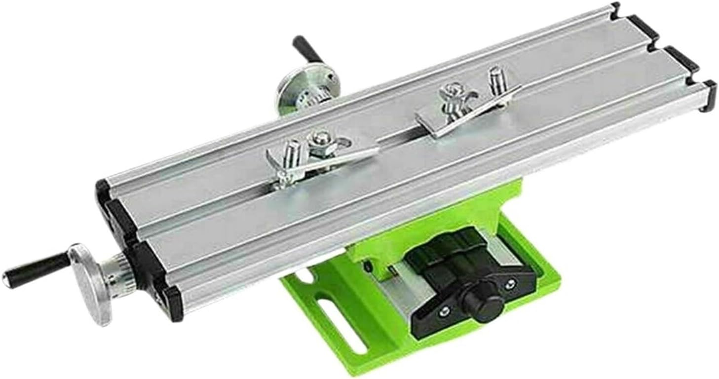 Metal Lathe, Lathe Machine, Mini Drilling&Milling Worktable Drill Vise Fixture Table Tool For Bench Cross Slide,for Metal Turning