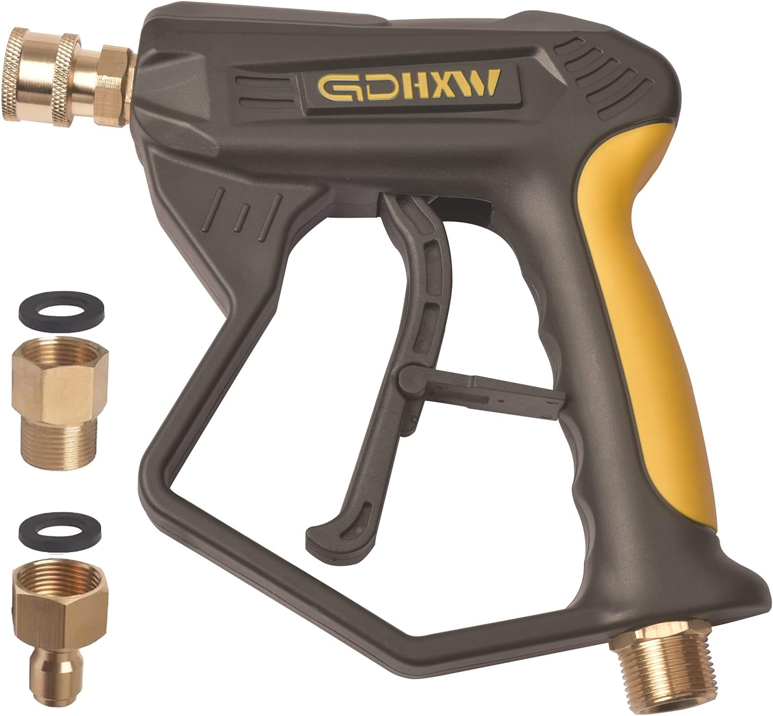 High Pressure Washer Gun 5000PSI, Power Washer Gun with 5 Nozzles Tips, Car Wash