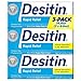 Desitin Rapid Relief Diaper Rash Cream, 4.8 Ounce, (Pack of 3)