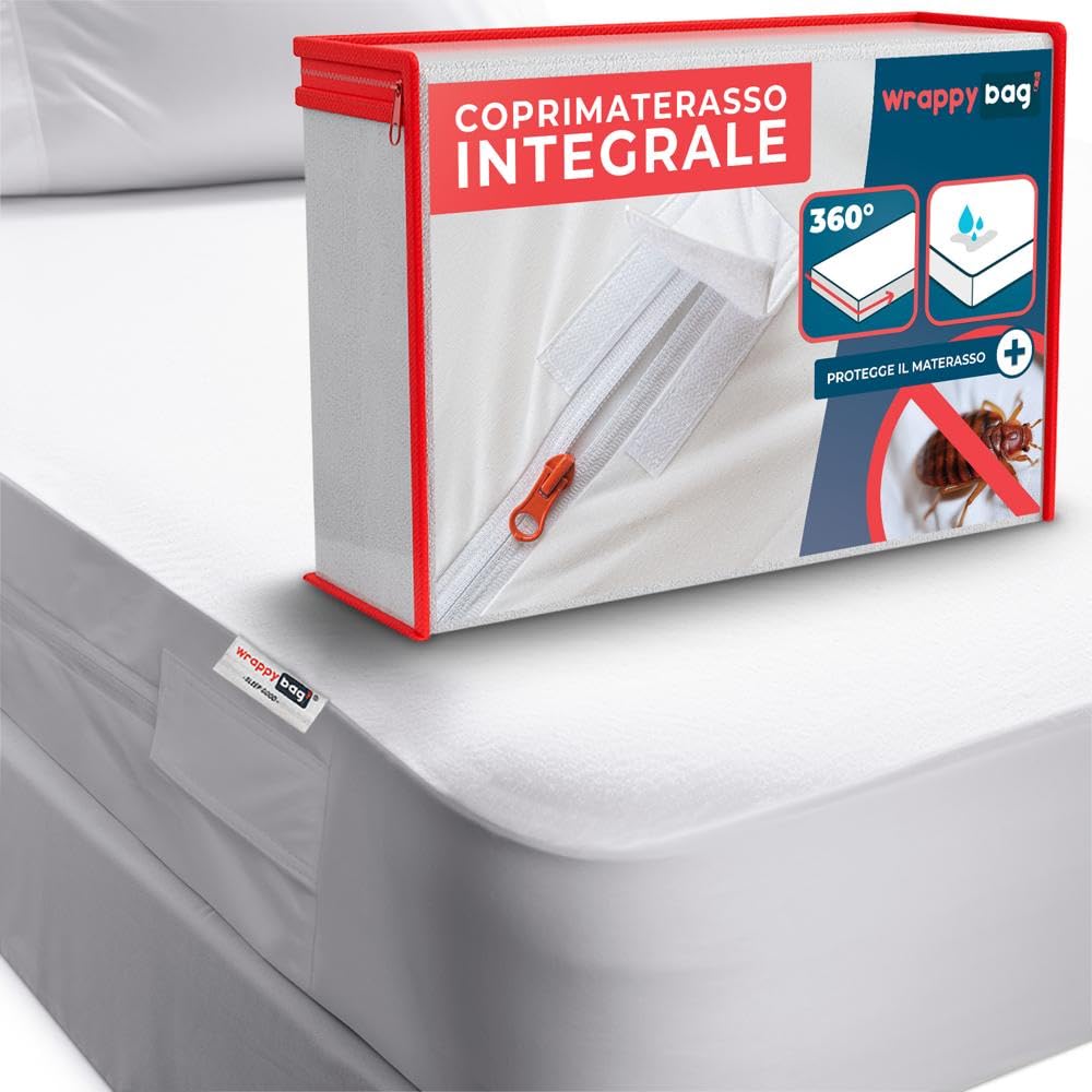 WRAPPYBAG Custodia Per Materasso In Plastica - Impermeabile E Antistrappo, 2 Pezzi, 90x200cm, Per Traslochi E Conservazione - 4