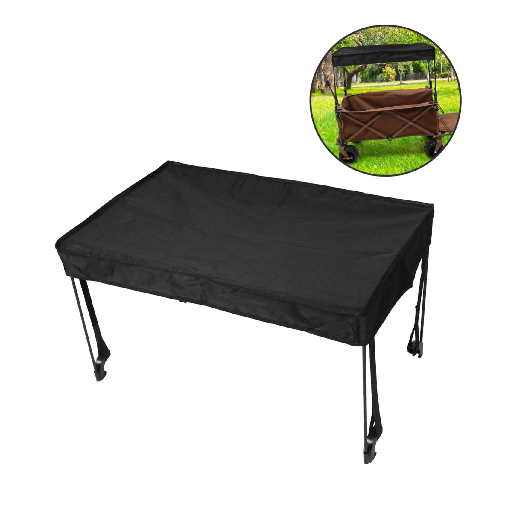 PartyKindom Toldo Plegable Para Camping Sombrilla Parasol Protector Solar Carrito Picnic