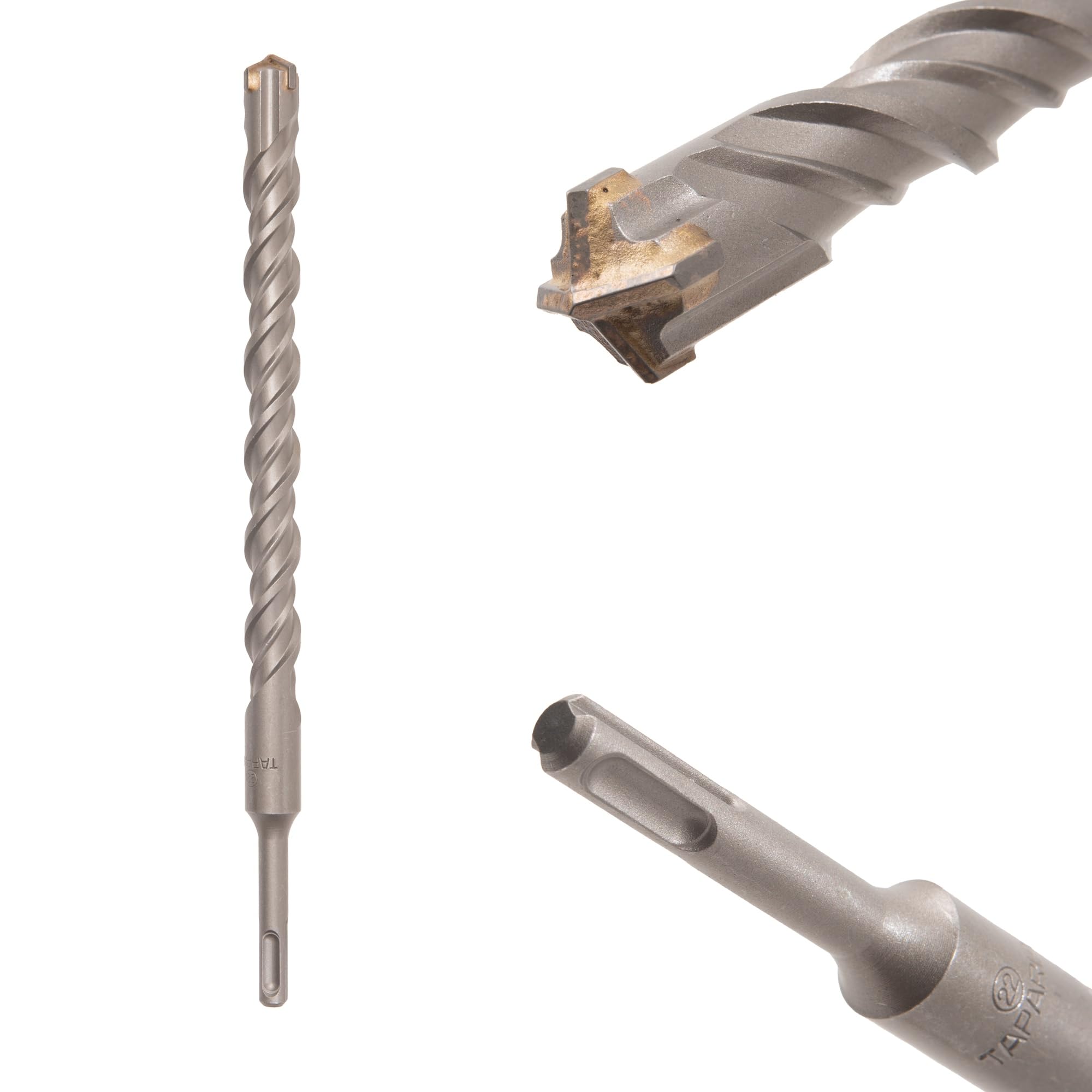 TAPARIA 22mm Cross Point Tip SDS Plus Hammer Drill Bit for Concrete/Masonry Drilling (HDC 22310, 22x250.x310 mm)-Home, DIY, Professional, Construction, Brick, Wall-Drilling-image-44