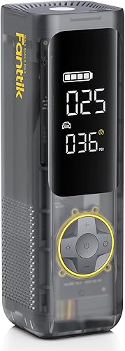 Fanttik Compresor de aire portátil X8 APEX para inflado de neumáticos, inflado rápido de 1 minuto, inflador de neumáticos inalámbrico de 150 PSI con