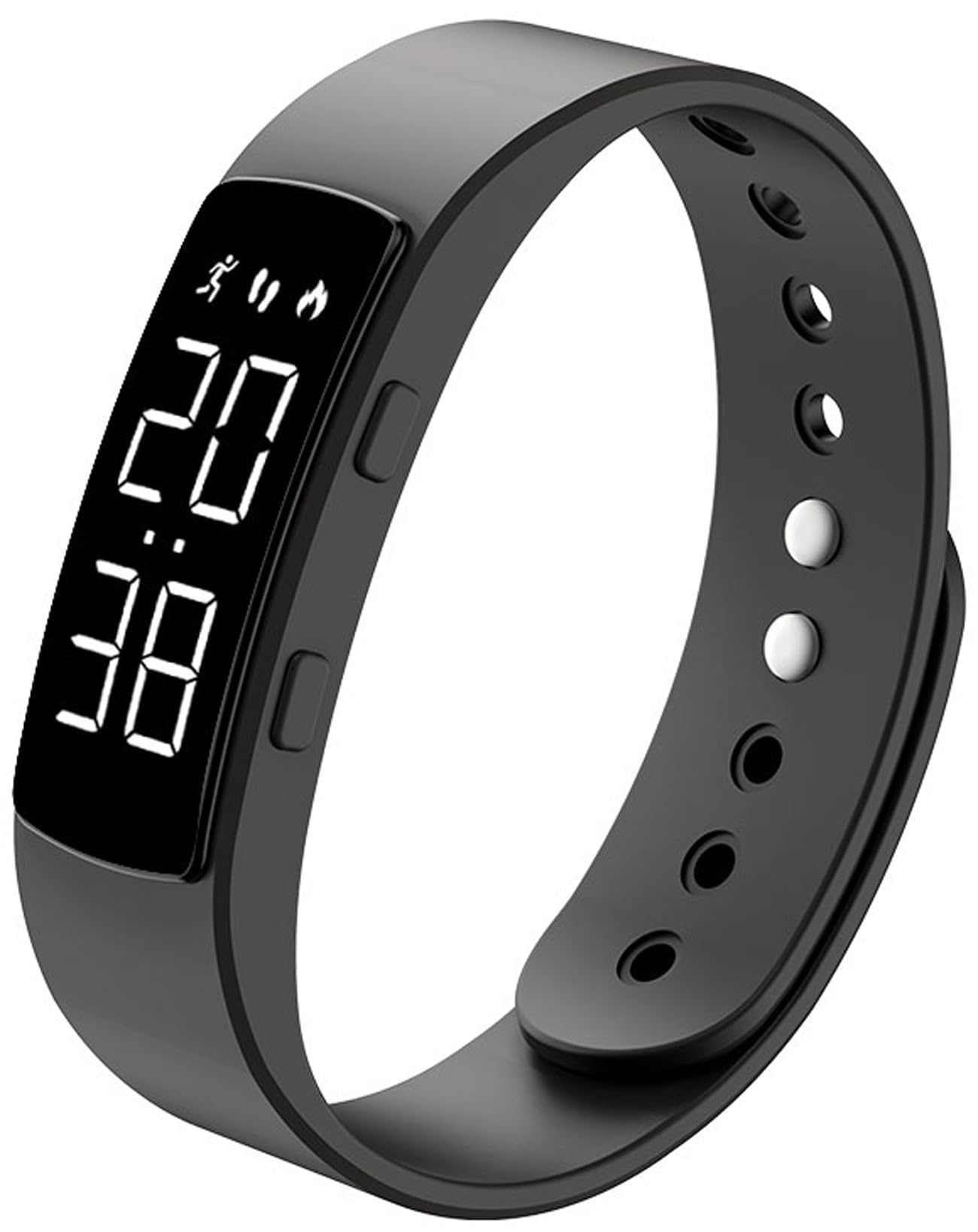 Non Bluetooth Fitness Tracker Pedometer Watch Step Counter Activity Tracker Sleep Monitor Alarm Clock Stopwatch Digital Waterproof Fitness Watch for Kids Adult Seniors